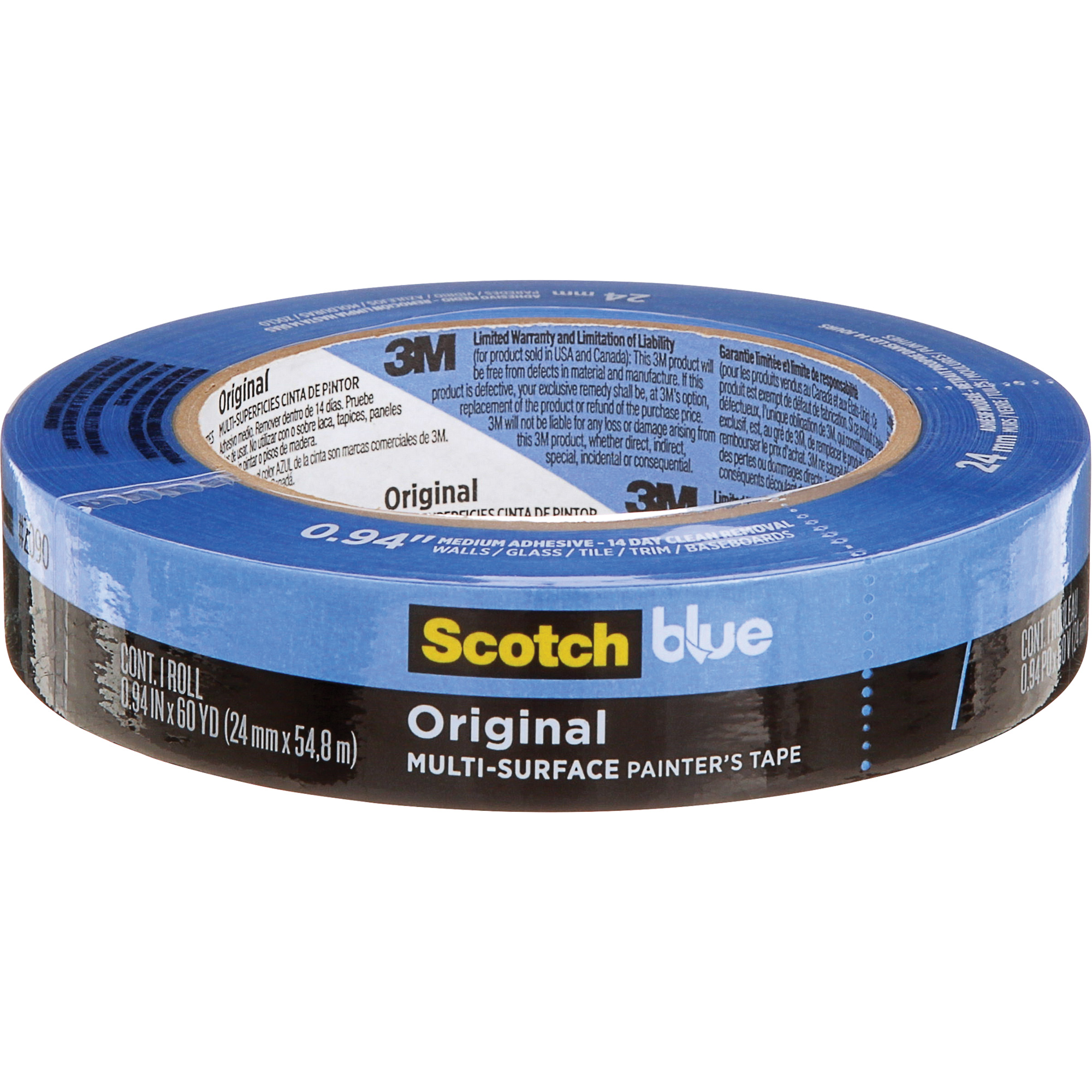 Ruban-cache pour peintre 2090, 25,4 mm (1") x 55 m (180'), Bleu