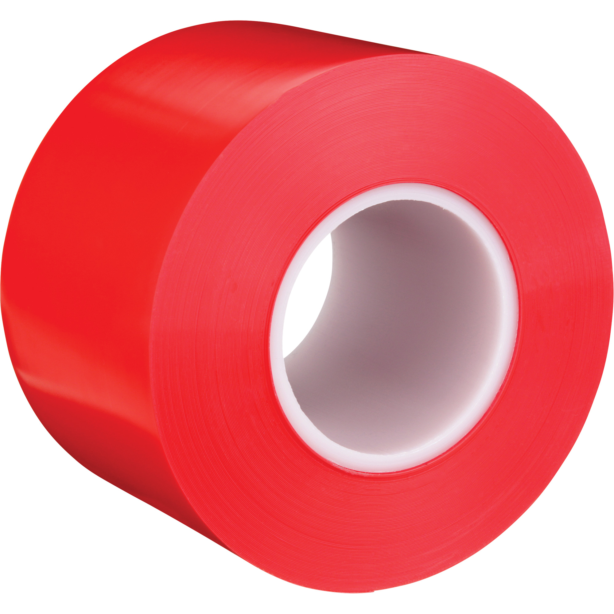 Ruban de marquage de planchers durable 971, 4" x 108', Vinyle, Rouge