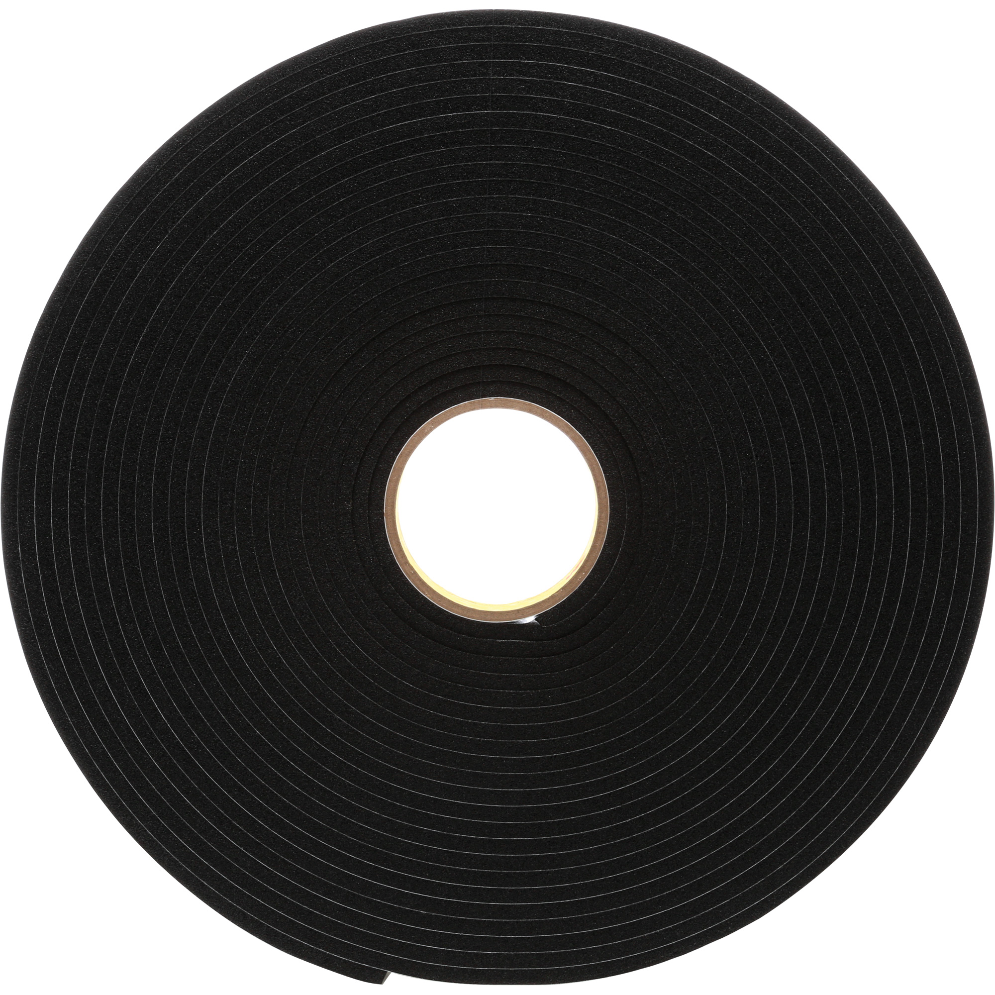Ruban de mousse en vinyle 4504, 50,8 mm (2") la x 16,5 m (54') lo, 250 mils, Noir