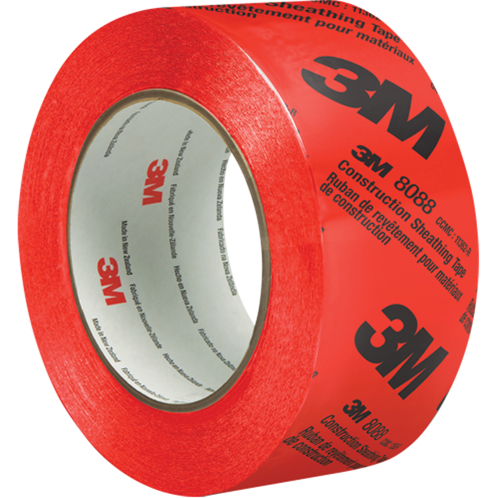 Ruban de revêtement pour la construction 8088, 60 mm (2-3/8") x 66 m (216'), Rouge