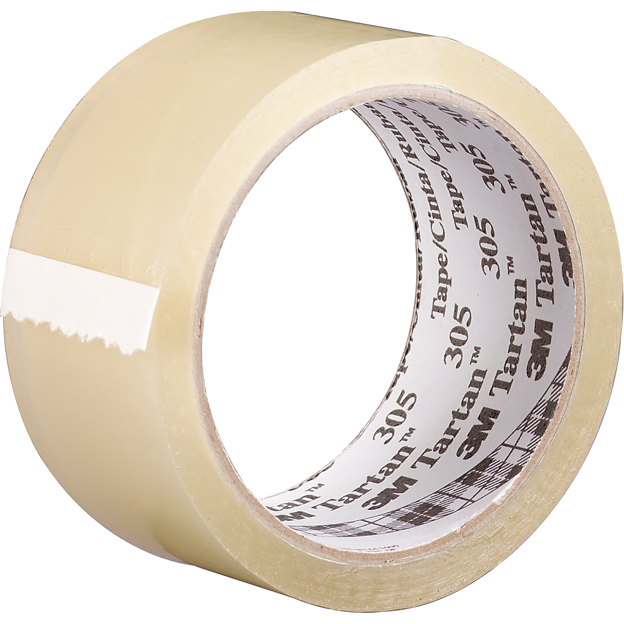 Ruban d'emballage TartanMC 305, Adhésif Acrylique, 1,6 mil, 48 mm (2") x 100 m (328')