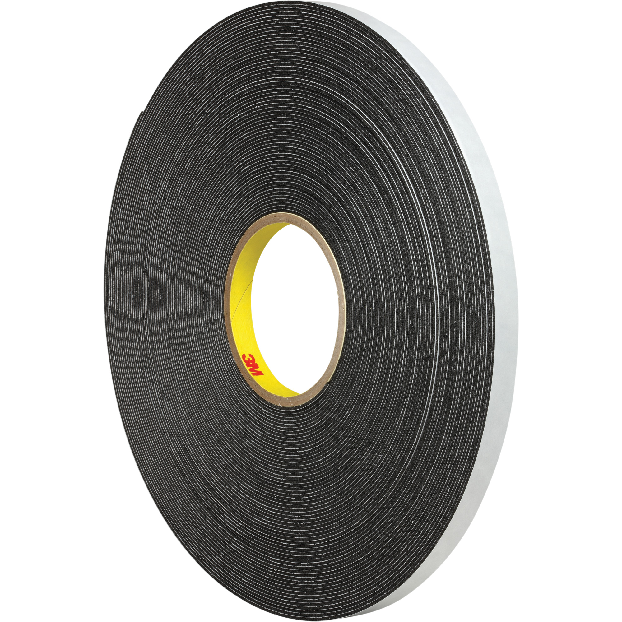 Ruban double face en mousse, 33 m (108') lo x 12,7 mm (1/2") la, 62 mils, Polyéthylène