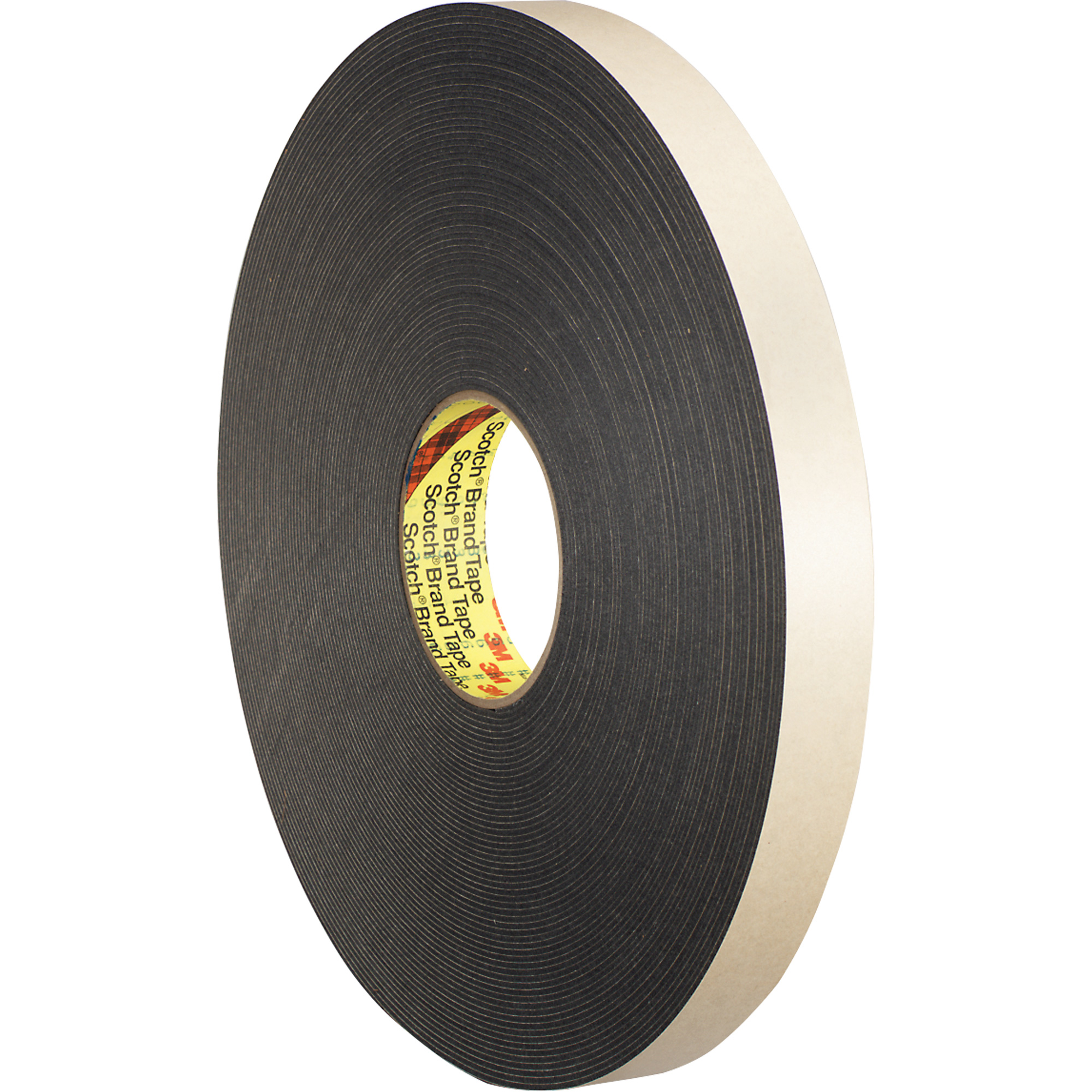 Ruban double face en mousse, 33 m (108') lo x 18 mm (3/4") la, 62 mils, Polyéthylène