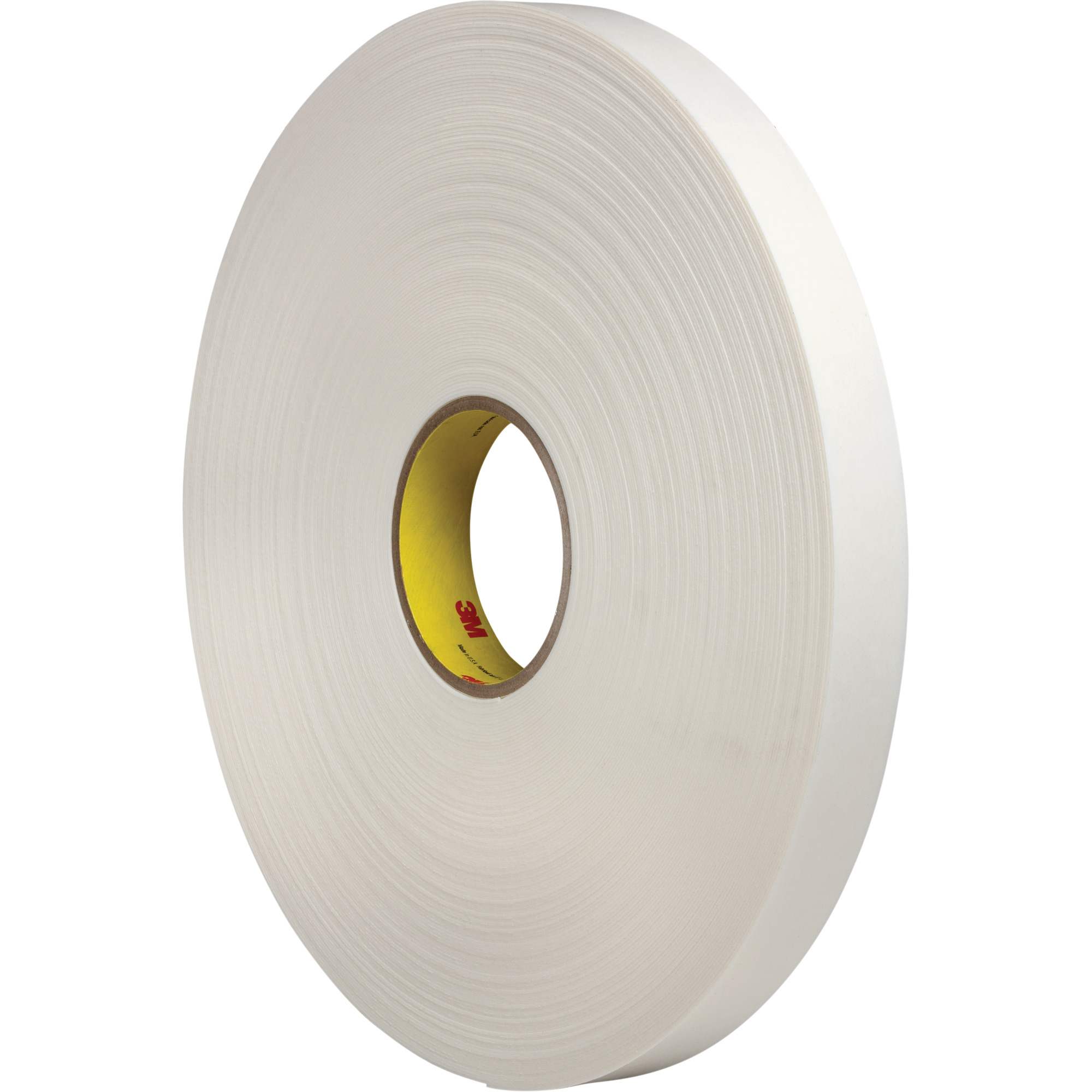 Ruban double face en mousse, 66 m (216') lo x 25,4 mm (1") la, 31 mils, Polyéthylène