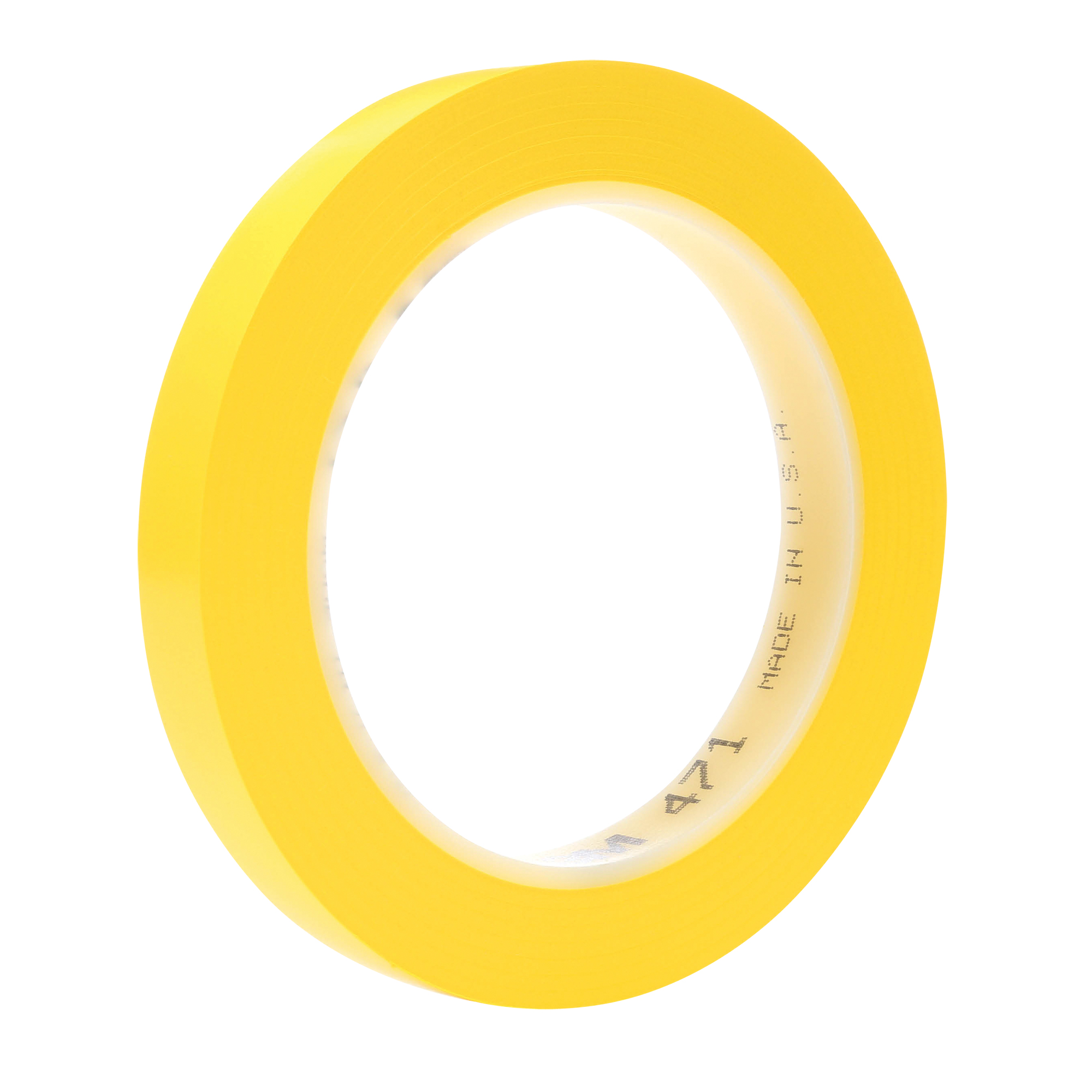 Ruban en vinyle 471, 12 mm (1/2") la x 32,9 m (108') lo, 5,3 mils, Jaune