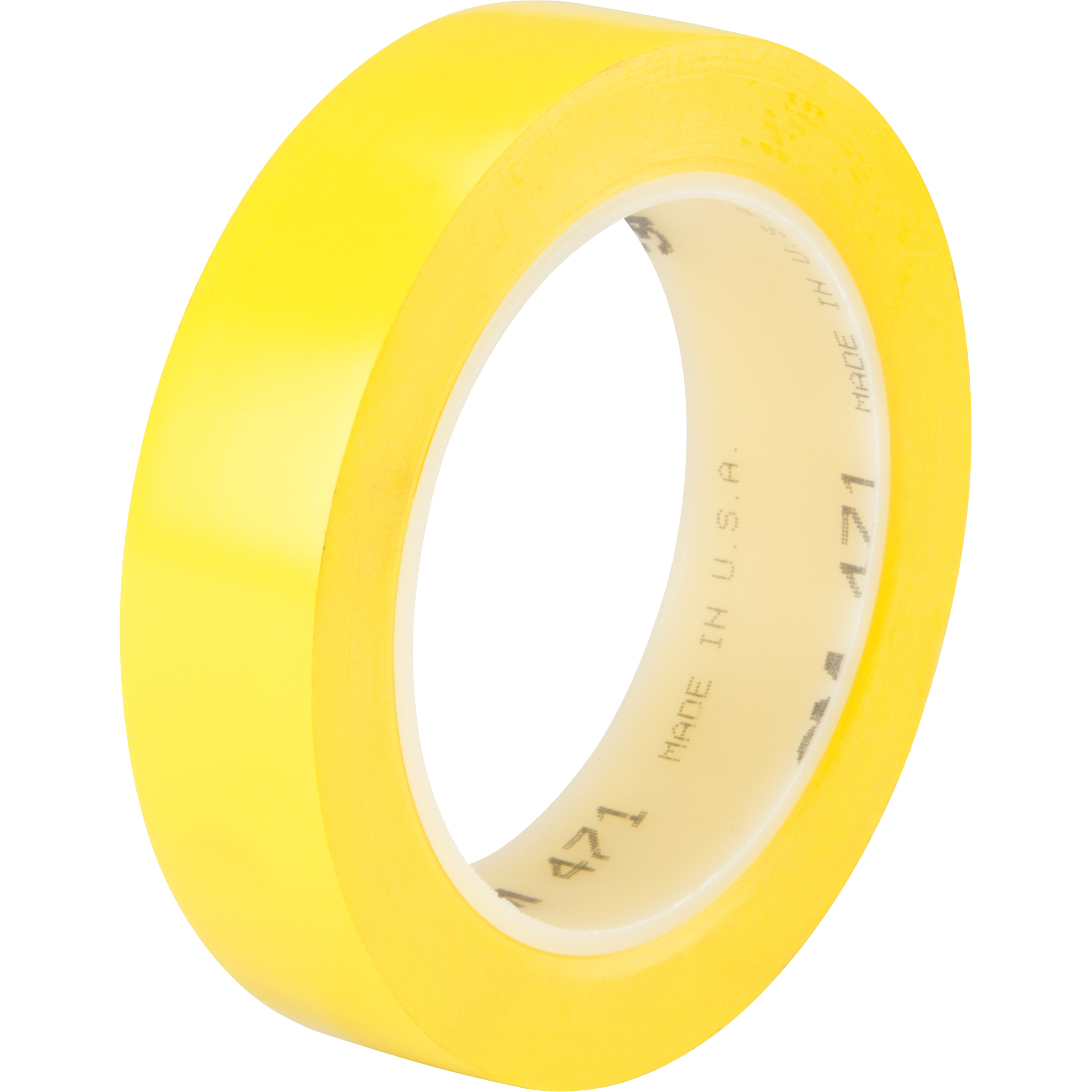 Ruban en vinyle 471, 25,4 mm (1") la x 32,9 m (108') lo, 5,3 mils, Jaune