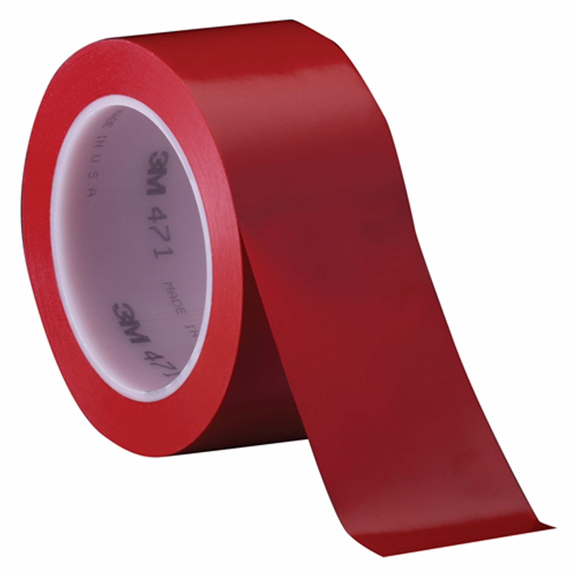Ruban en vinyle 471, 6 mm (1/4") la x 32,9 m (108') lo, 5,2 mils, Rouge