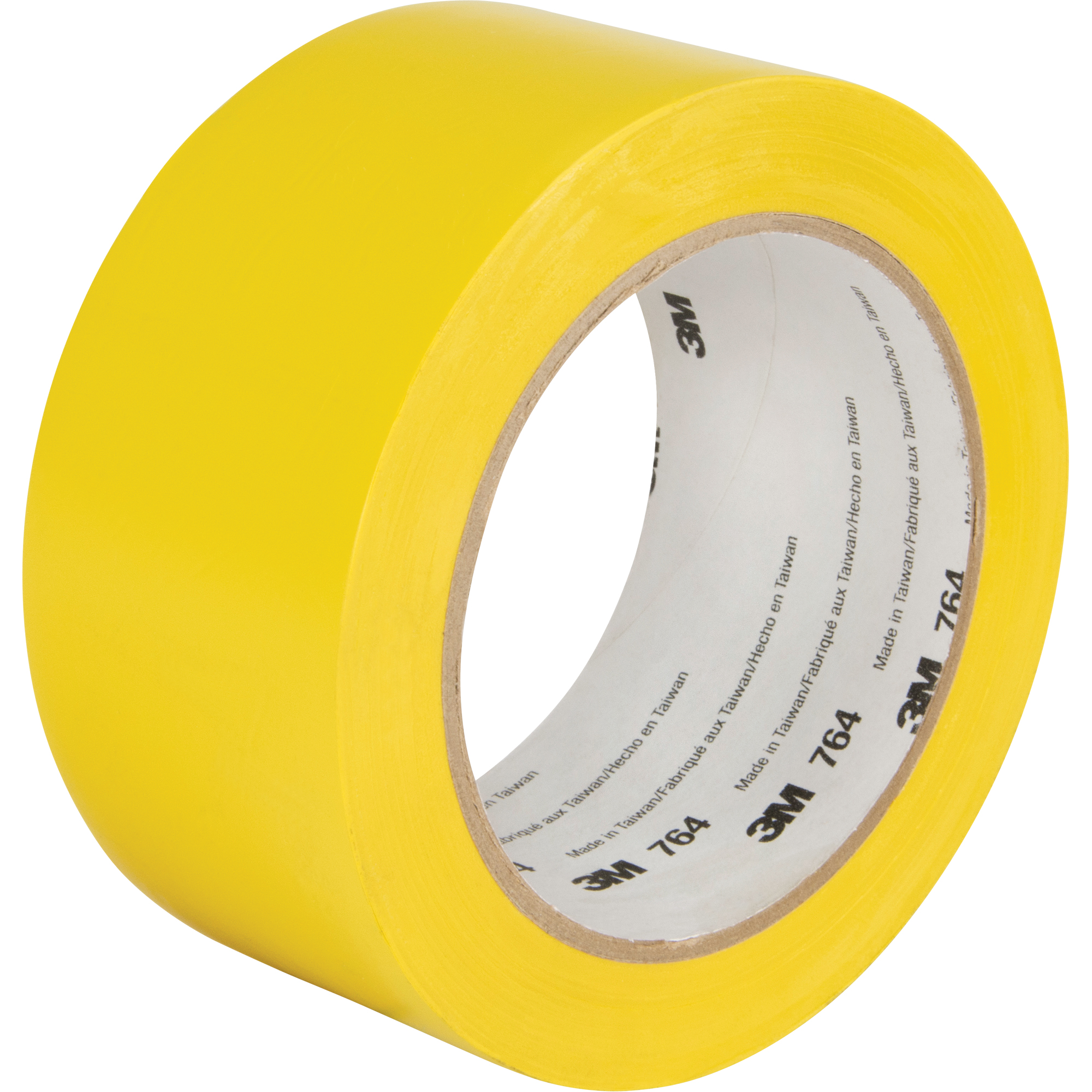 Ruban en vinyle pour travaux généraux 764, 50,8 mm (2") la x 32,9 m (108') lo, 5 mils, Jaune