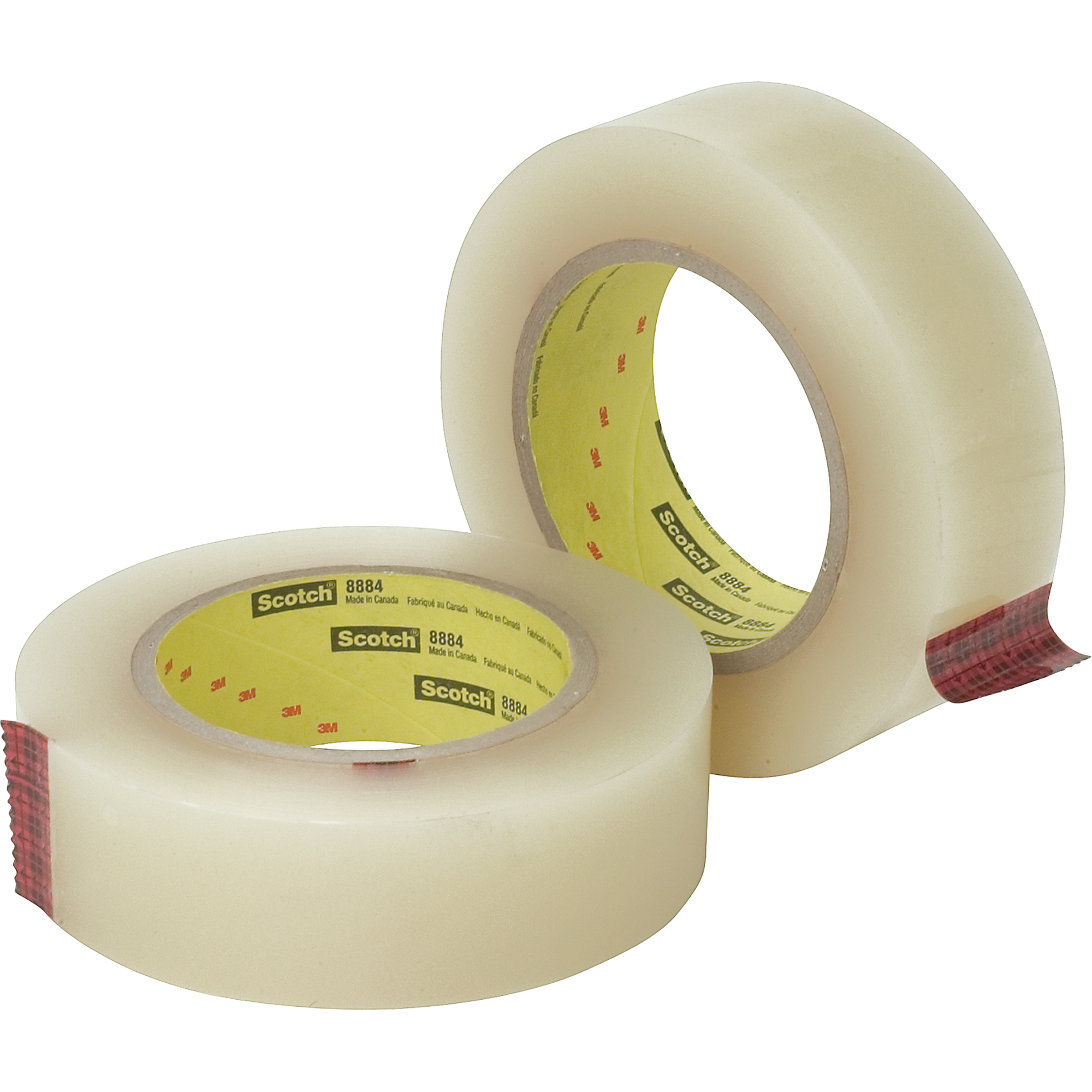 Ruban extensible, Épaisseur 6 mils, 38,1 mm (1-1/2") x 55 m (180')
