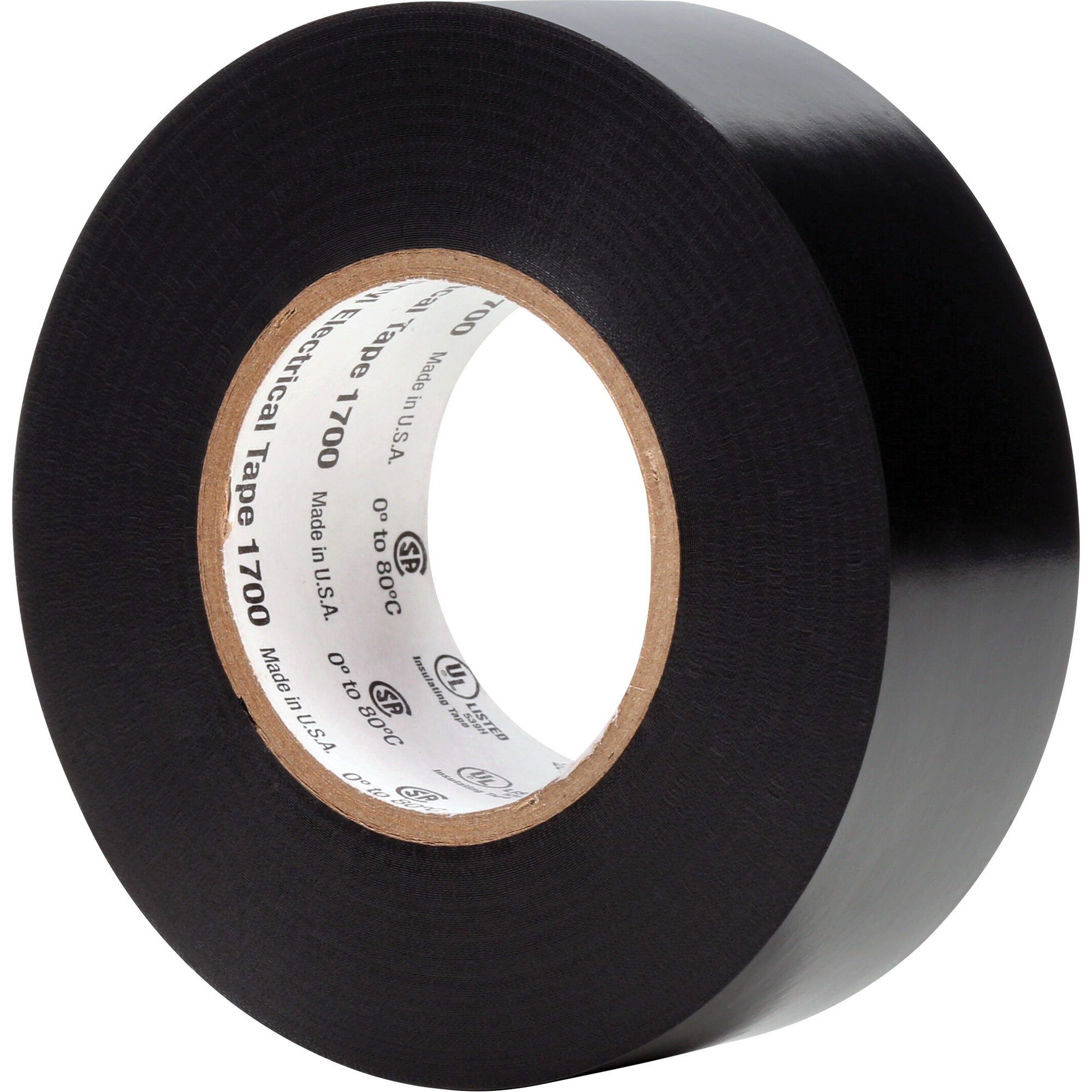 Ruban isolant en vinyle 1700 TemflexMC, 25,4 mm (1") x 20,1 m (66'), Noir, 7 mils