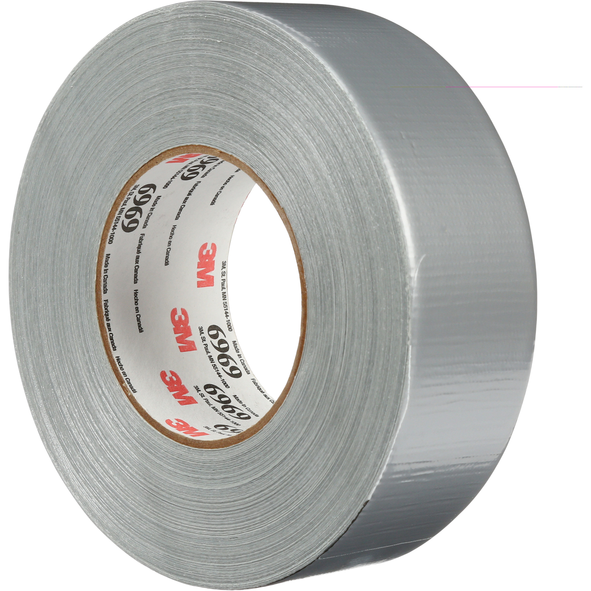 Ruban pour conduits extra robuste 6969, 10,7 mils, Argent, 48 mm (2") x 55 m (180')
