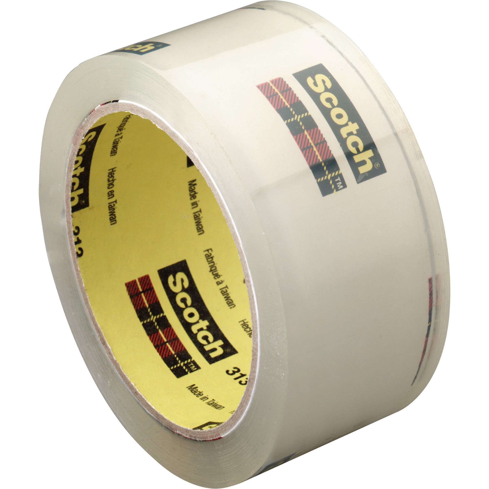 Ruban pour sceller les boîtes ScotchMD 313, Adhésif Acrylique, 2,05 mils, 72 mm (3") x 914 m (2998')