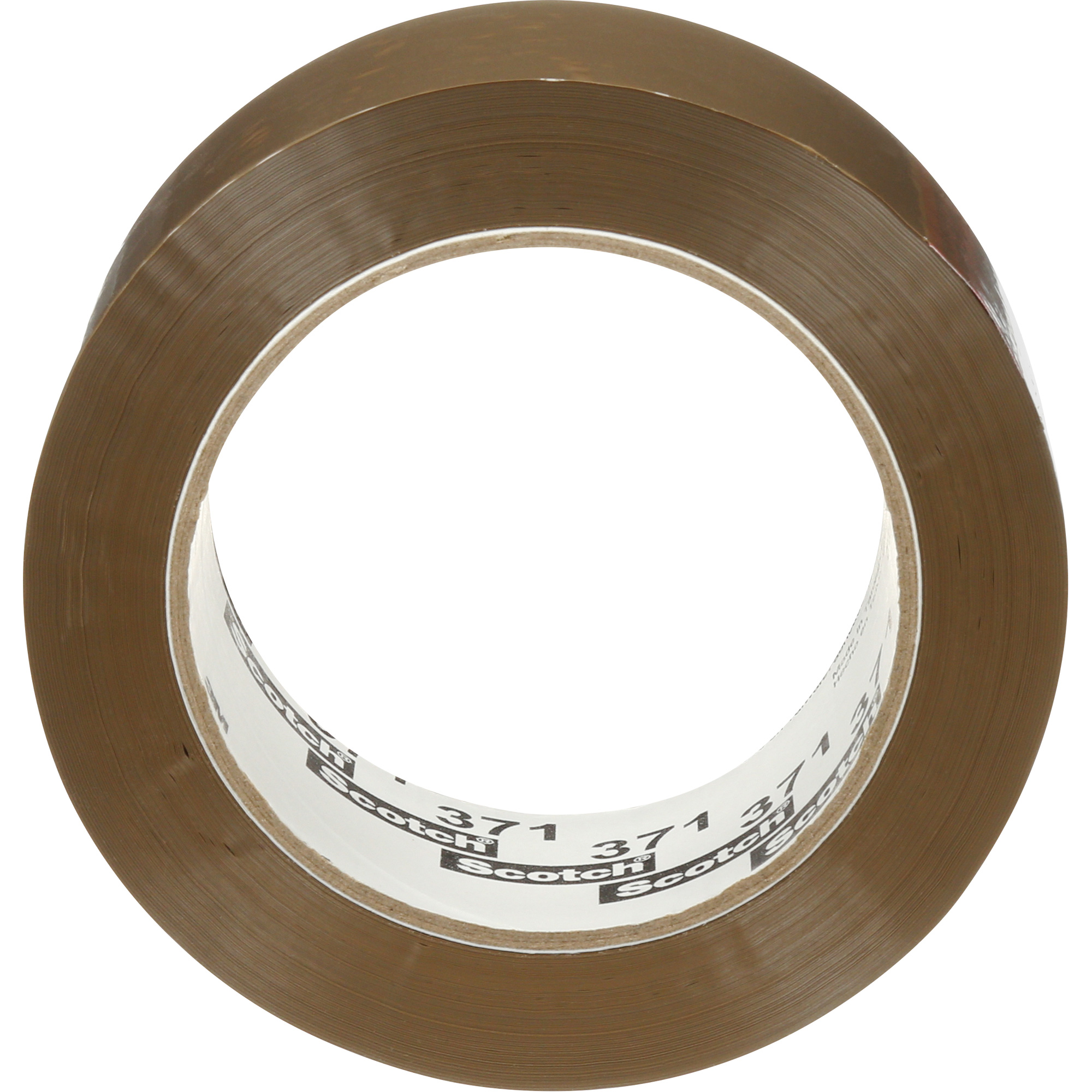 Ruban pour sceller les boîtes ScotchMD 371, Adhésif Thermofusible, 1,9 mils, 48 mm (2") x 100 m (328')