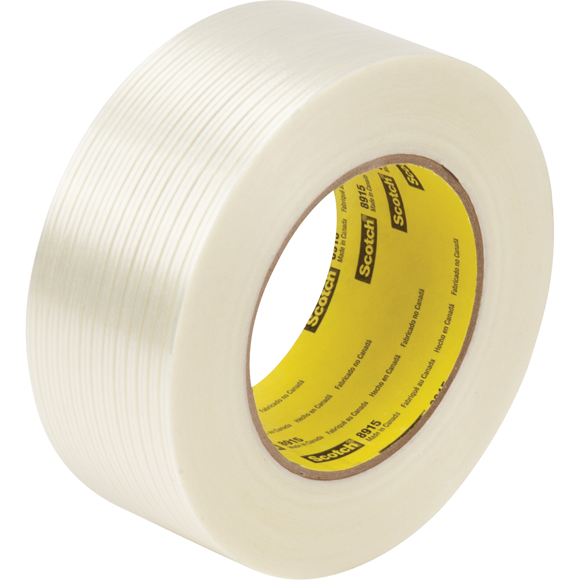 Ruban renforcé de filaments ScotchMD, Épaisseur 6 mils, 24 mm (1") x 55 m (180')