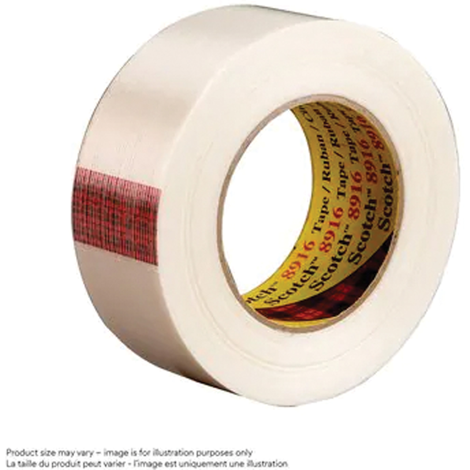 Ruban renforcé de filaments ScotchMD, Épaisseur 6,8 mils, 18 mm (3/4") x 55 m (180')