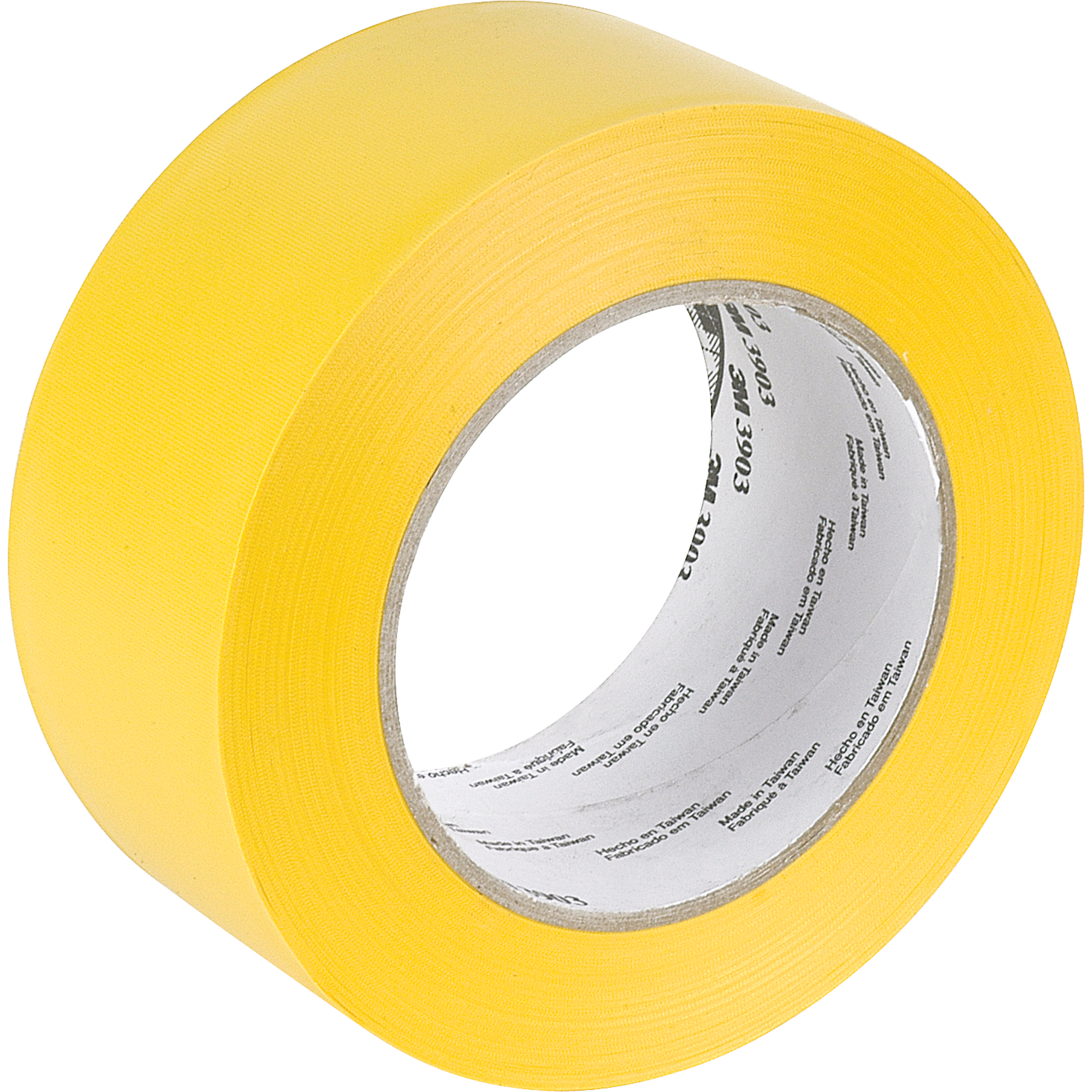 Rubans adhésifs en vinyle 3903, 50 mm (2") la x 45,5 m (149,25') lo, 6,3 mils, Jaune