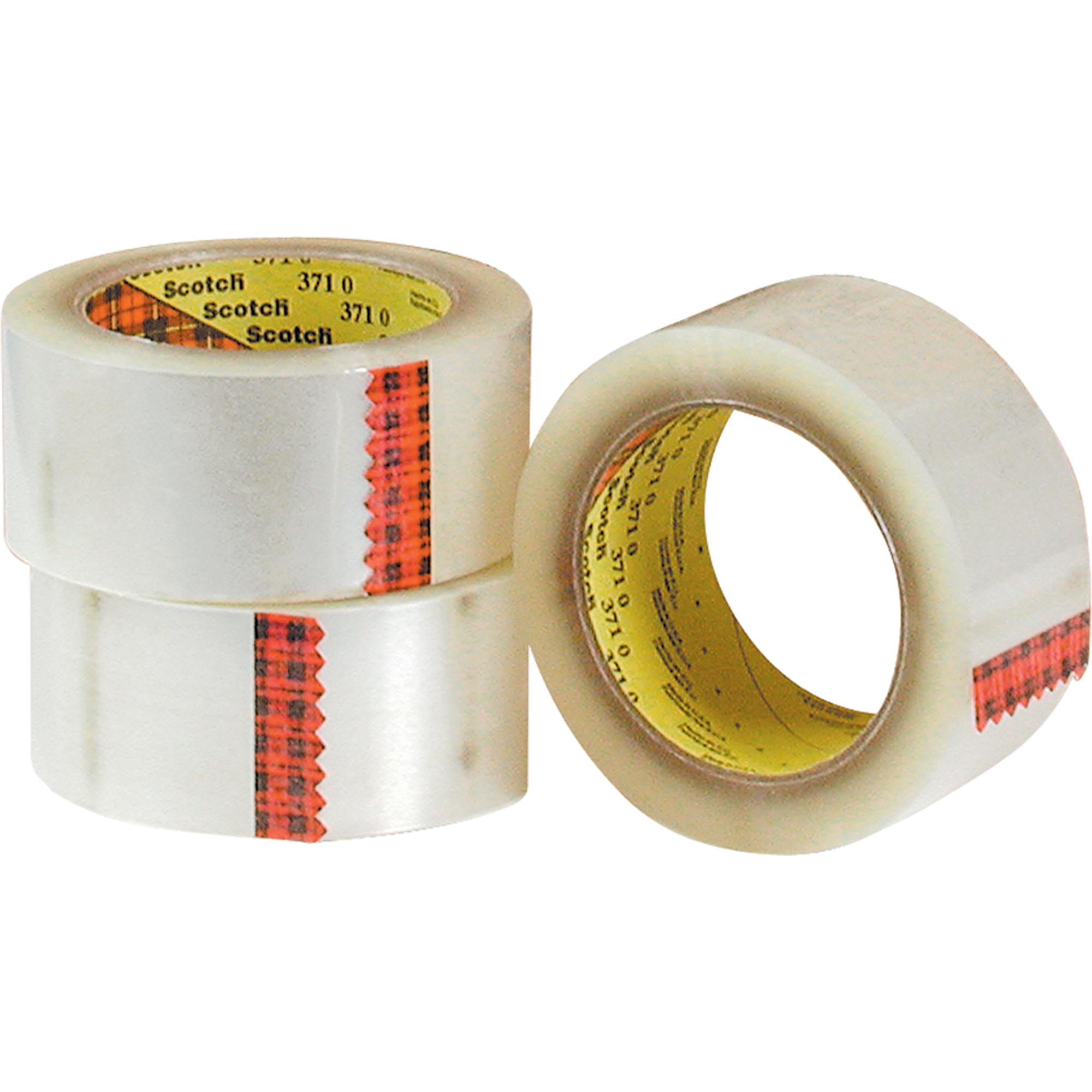 Rubans d'emballage ScotchMD 371, Adhésif Thermofusible, 2 mils, 48 mm (1-22/25") x 100 m (328')