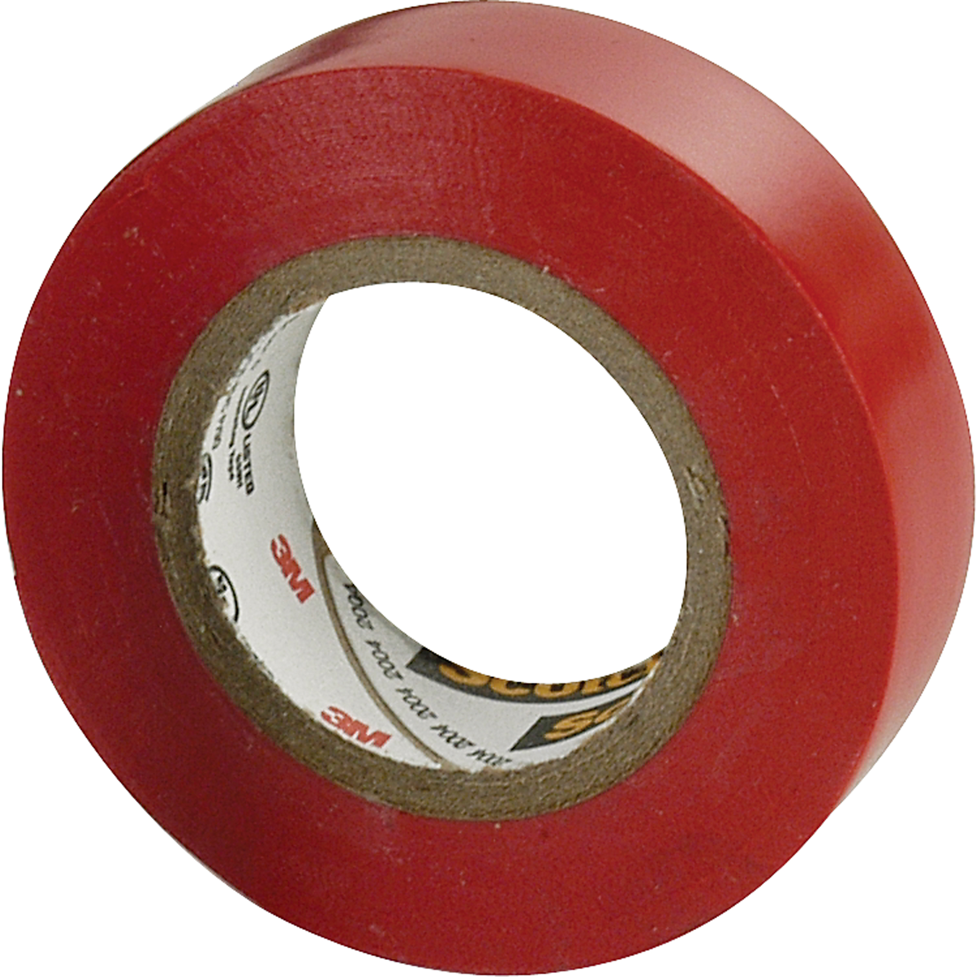 Rubans en vinyle pour codage en couleurs 35 ScotchMD, 19 mm (3/4") x 20,1 m (66'), Rouge, 7 mils