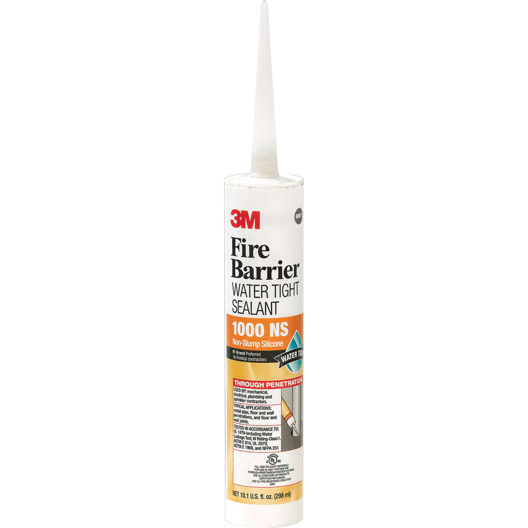Scellant ignifuge, 0,3 L, Cartouche, Gris