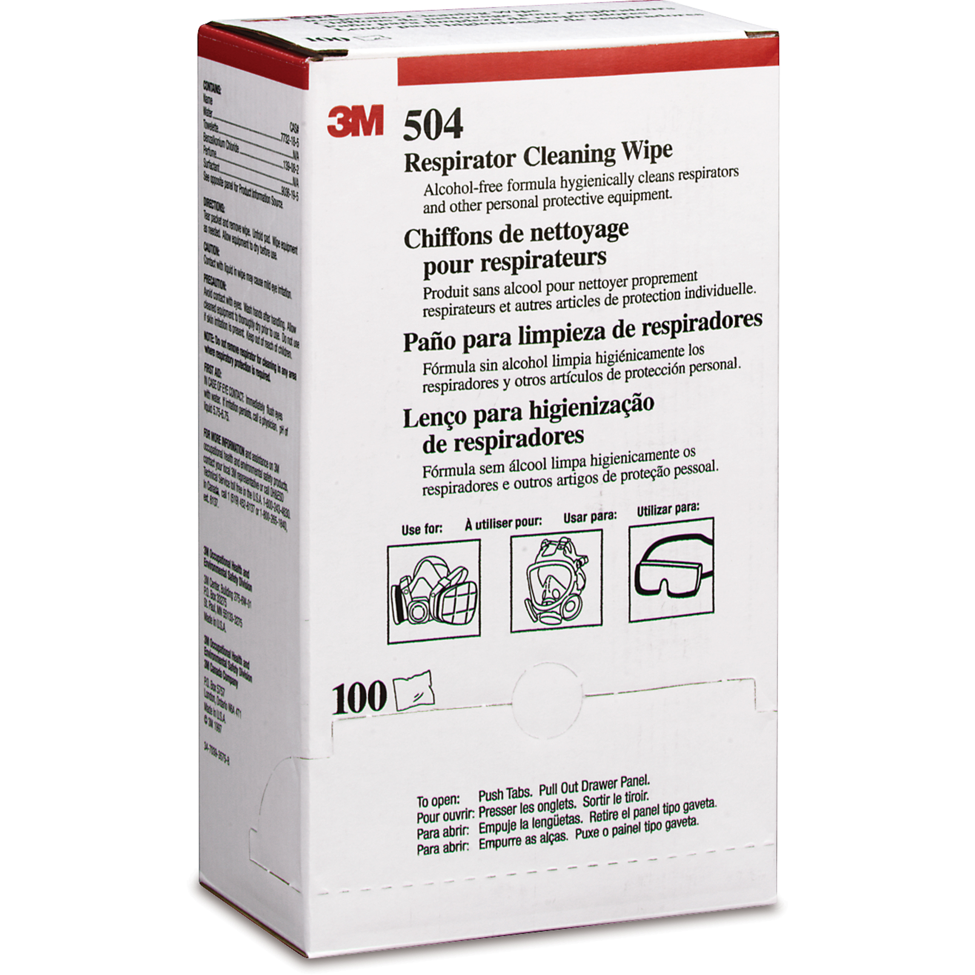 Serviettes de nettoyage pour respirateurs, Lingettes