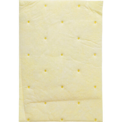 Tampon absorbant haute capacité pour produits chimiques, Matières dangereuses, 14,5" x 9,25", 26,3 gal d'absorption