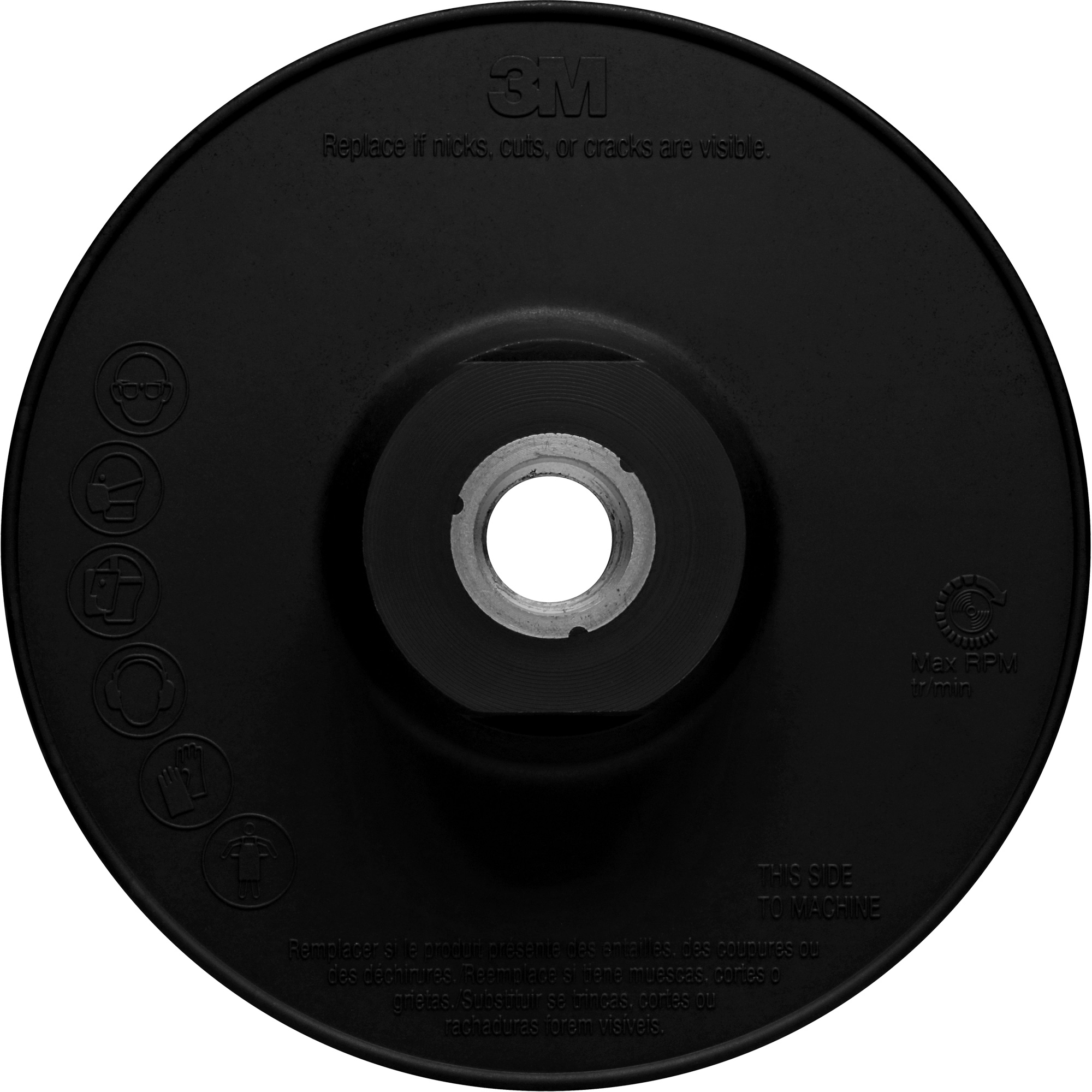 Tampon de rechange rainuré, 4-1/2"