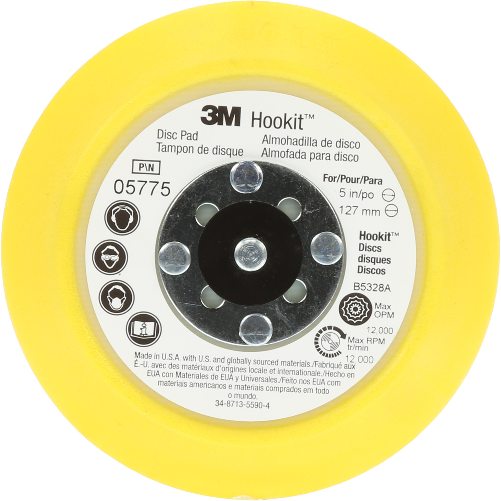 Tampon pour disque HookitMC de 3MMC