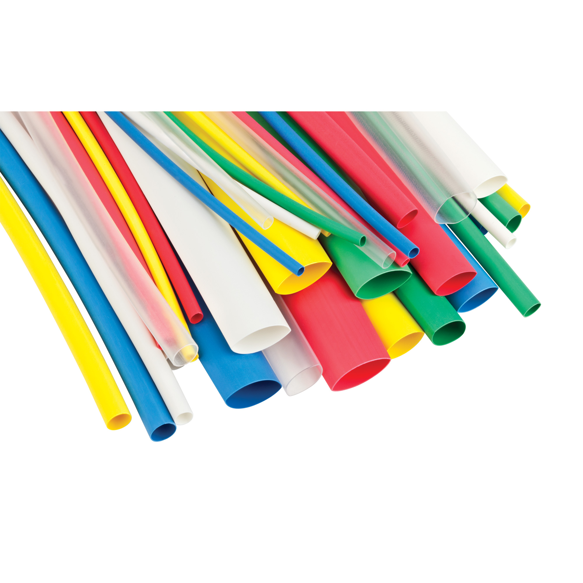 Tube thermorétractable, Paroi mince, 1/2', 0,25" (6,4mm) - 0,5" (12,70mm)