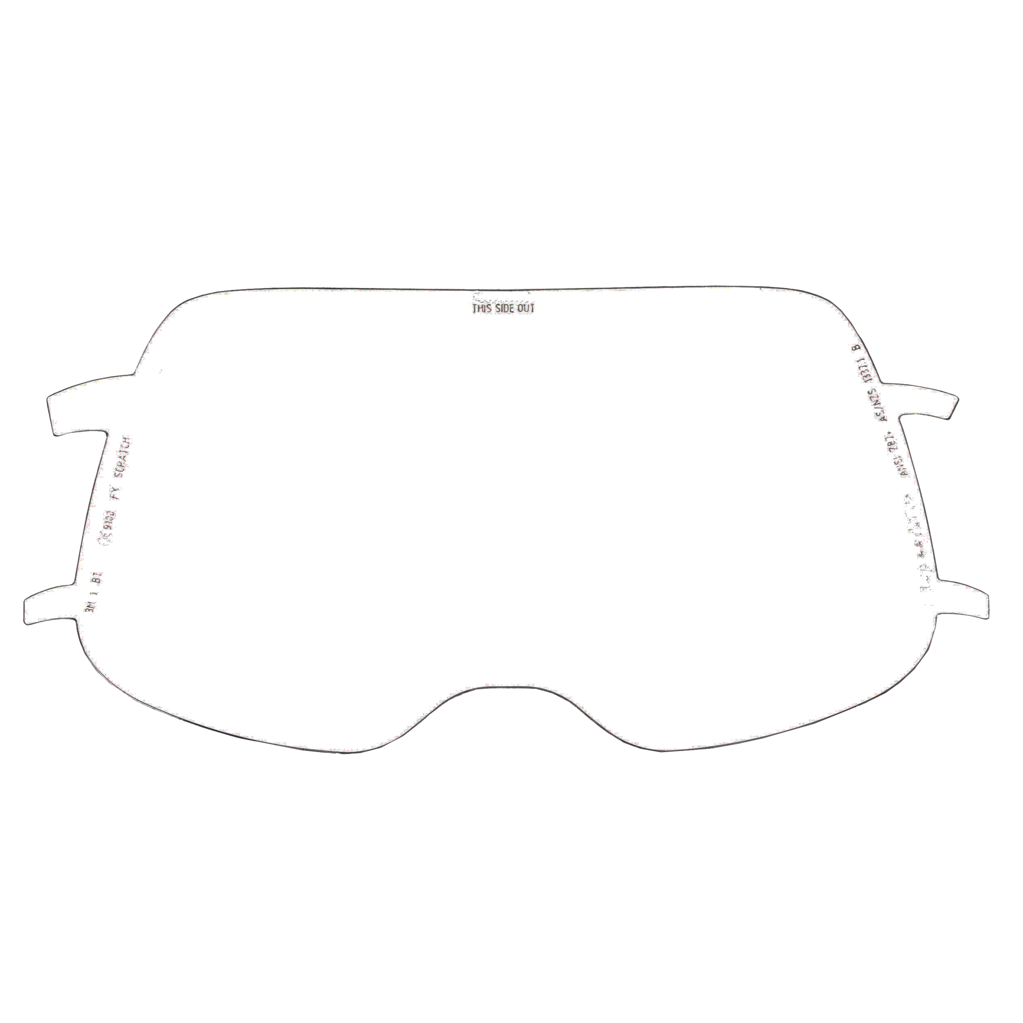 Visière grand angle de vision pour meulage SpeedglasMC 3MMC