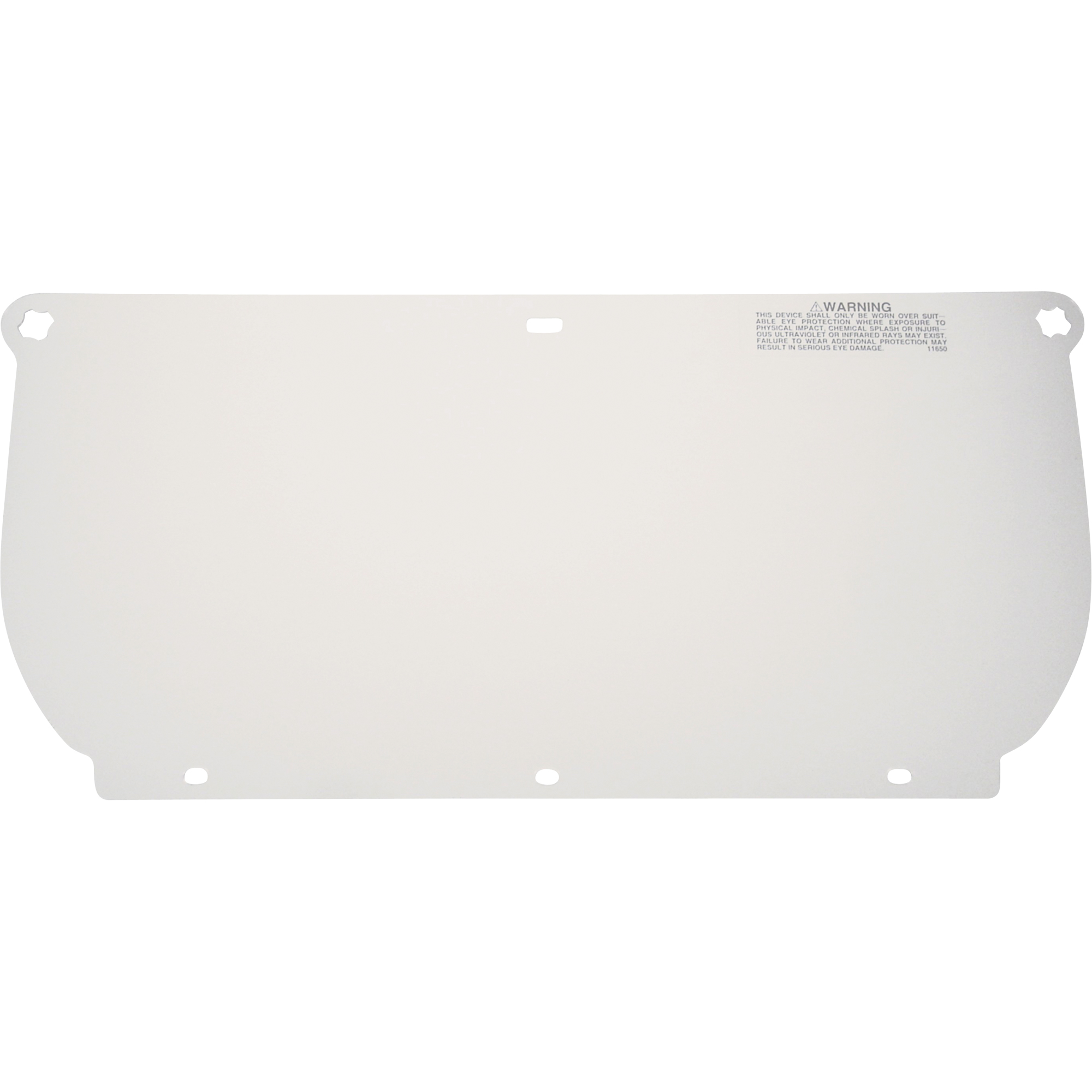 Visière, Polycarbonate, Teinte Transparent