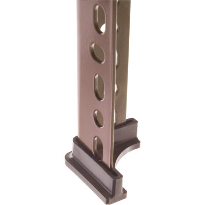 Accessoires pour cornières perforées - Pied en plastique (montant simple)