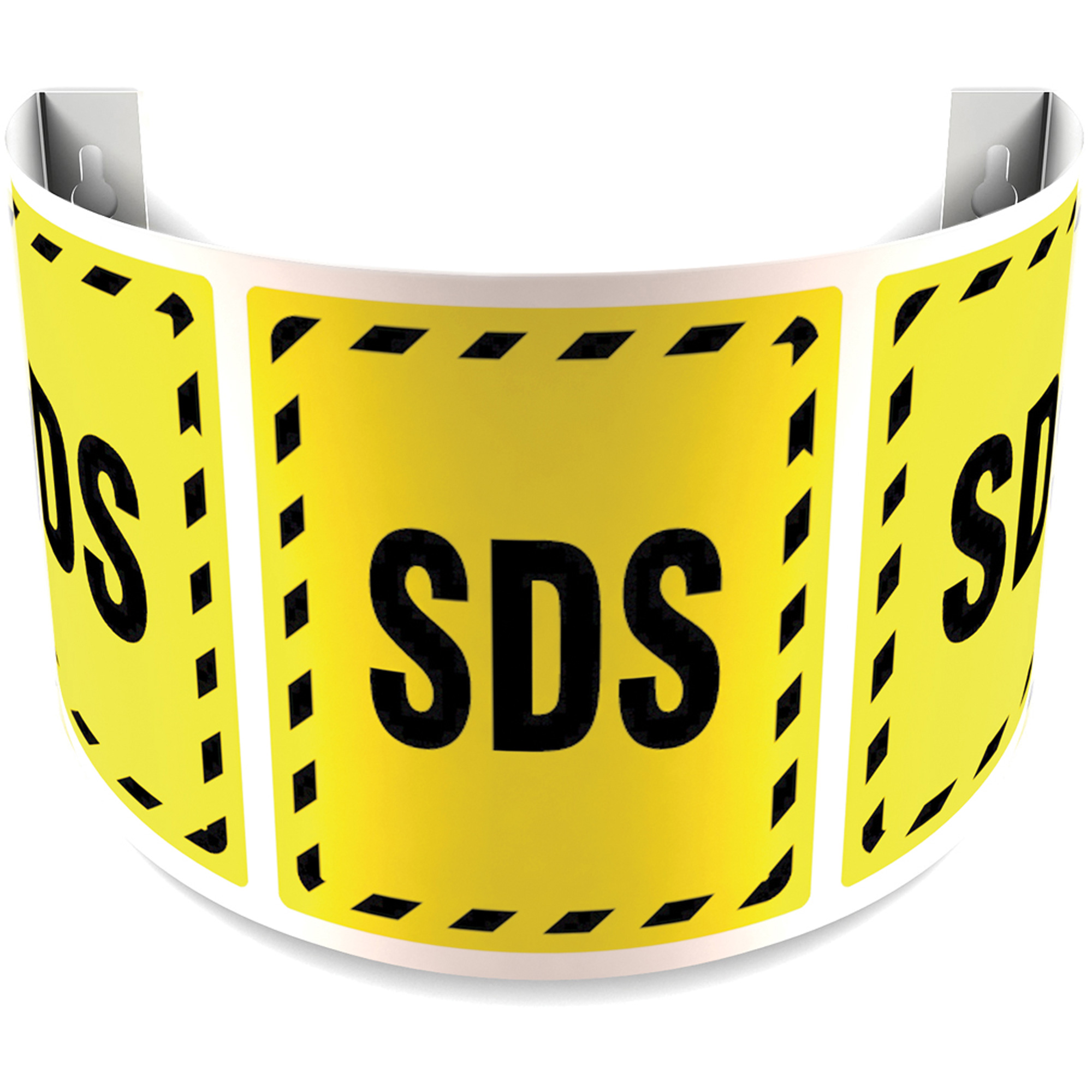 Enseigne 180D ProjectionMC « SDS », 12" x 16", Plastique, Anglais