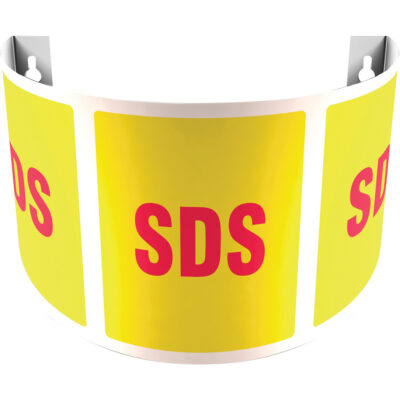 Enseigne 180D ProjectionMC « SDS », 12" x 16", Plastique, Anglais
