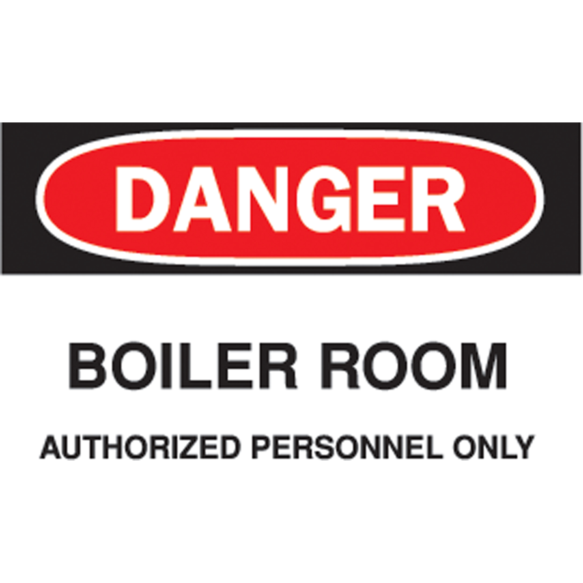 Enseigne « Boiler Room », 10" x 14", Aluminium, Anglais