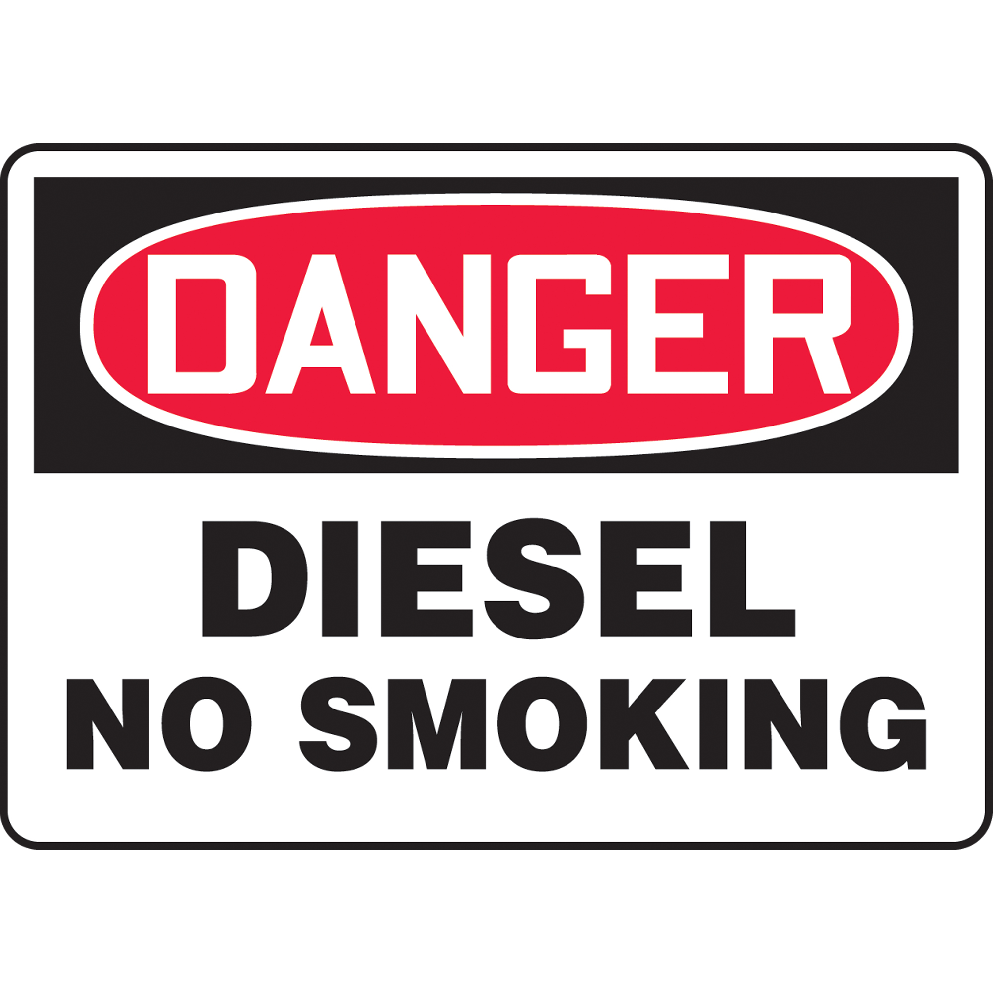 Enseigne « Diesel », 10" x 14", Vinyle, Anglais