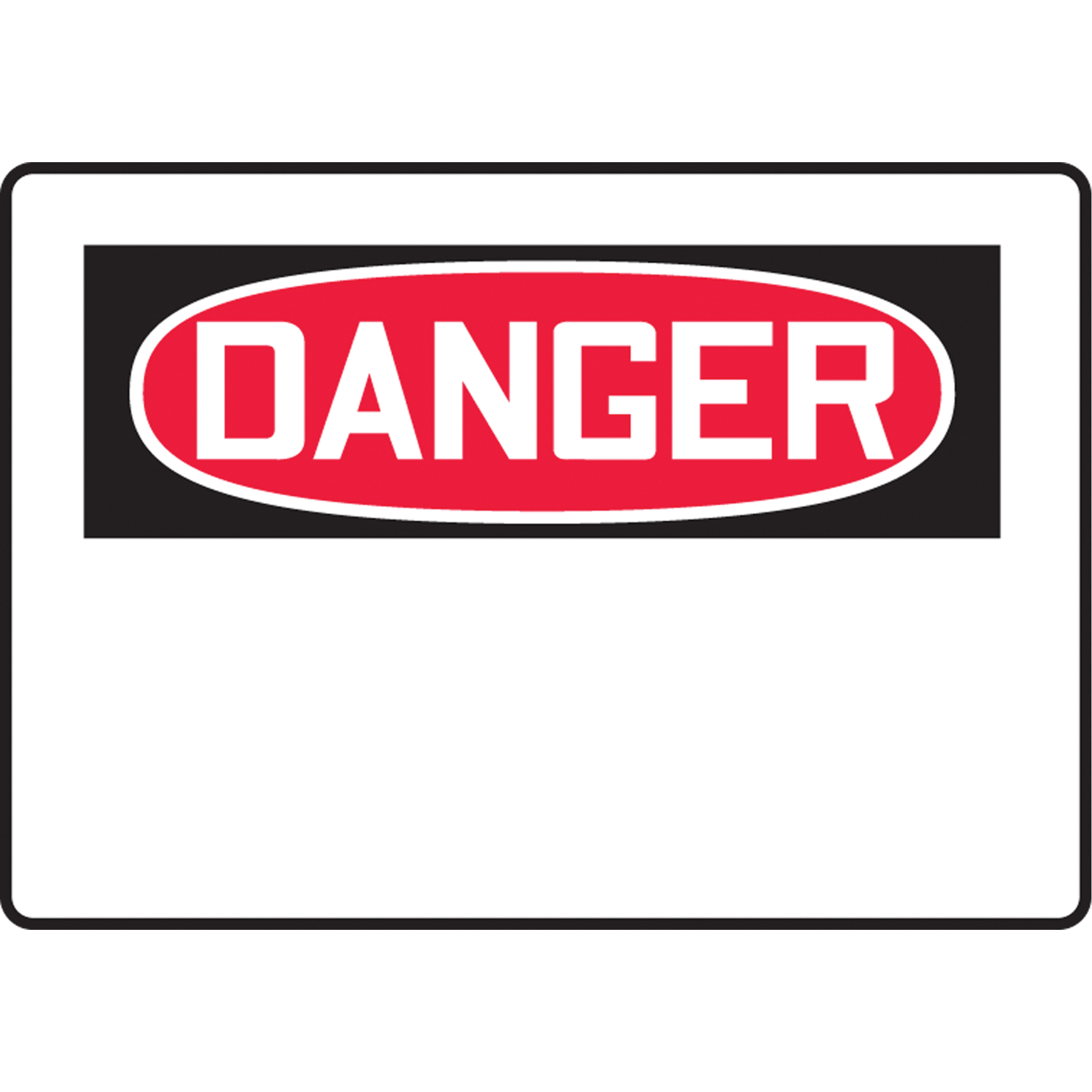 Enseigne personnalisable « Danger », 10" x 14", Aluminium, Bilingue