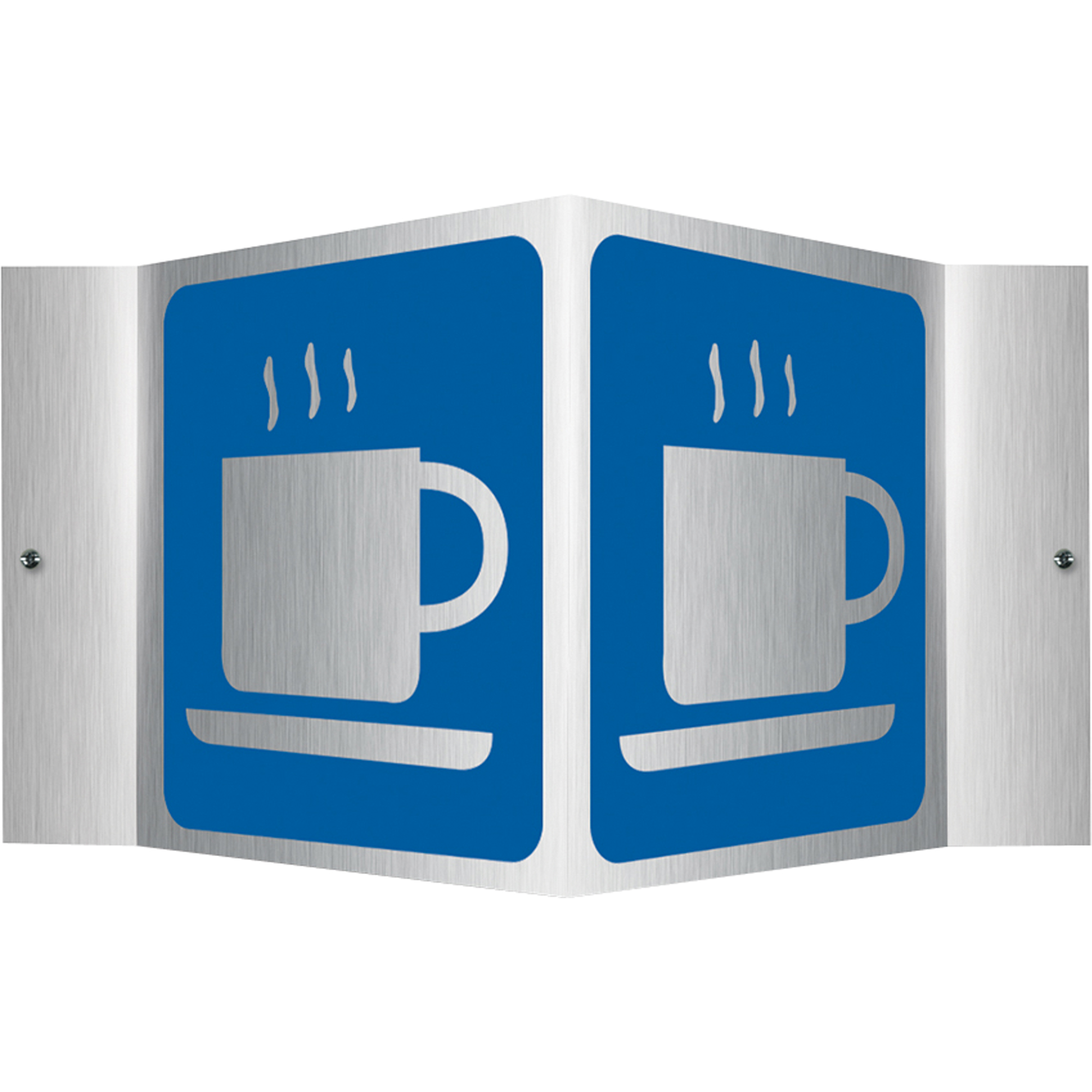 Enseigne ProjectionMC - breuvage, 6" x 5", Aluminium, Pictogramme