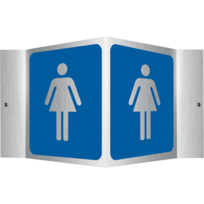 Enseigne ProjectionMC - femmes, 6" x 5", Aluminium, Pictogramme