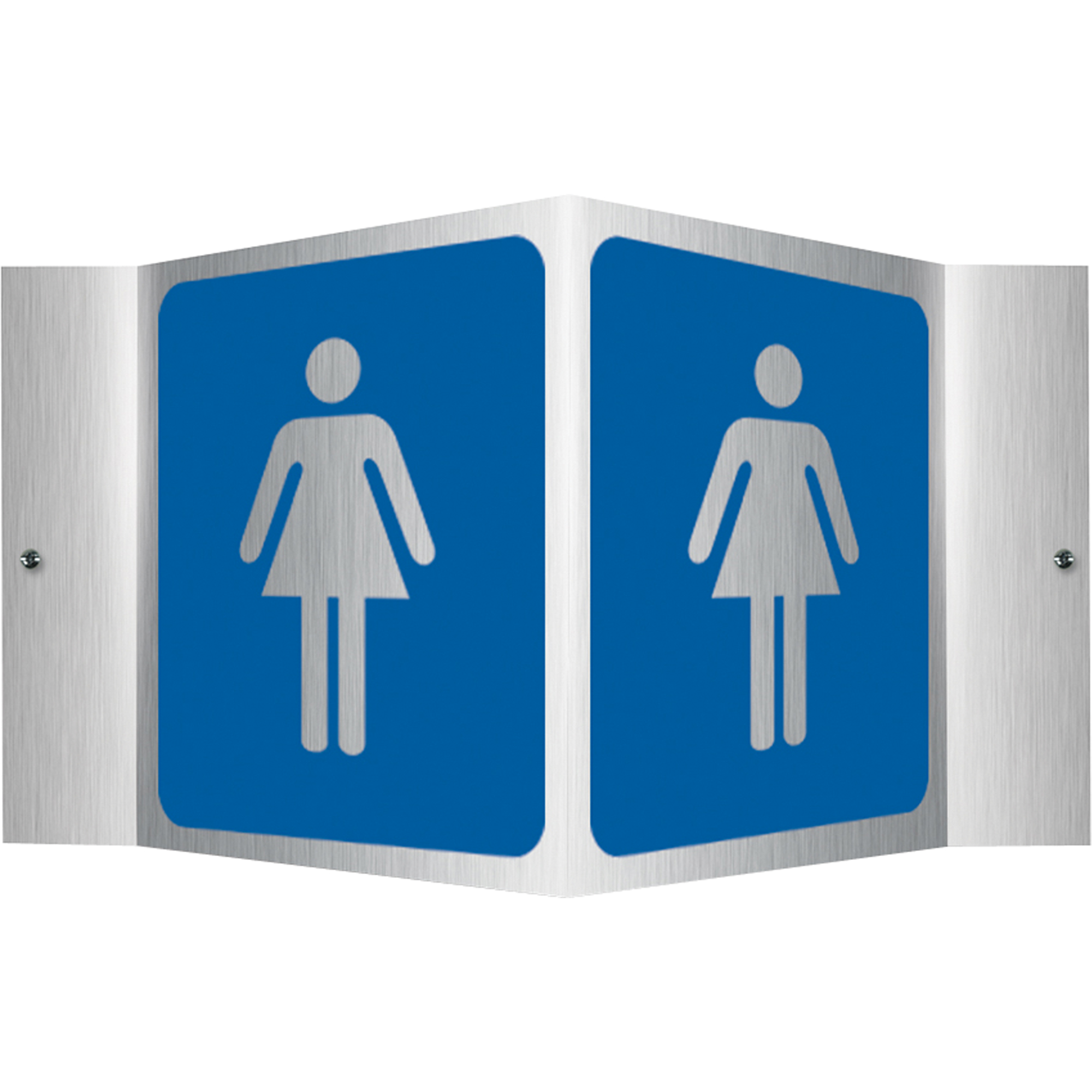 Enseigne ProjectionMC - femmes, 6" x 5", Aluminium, Pictogramme