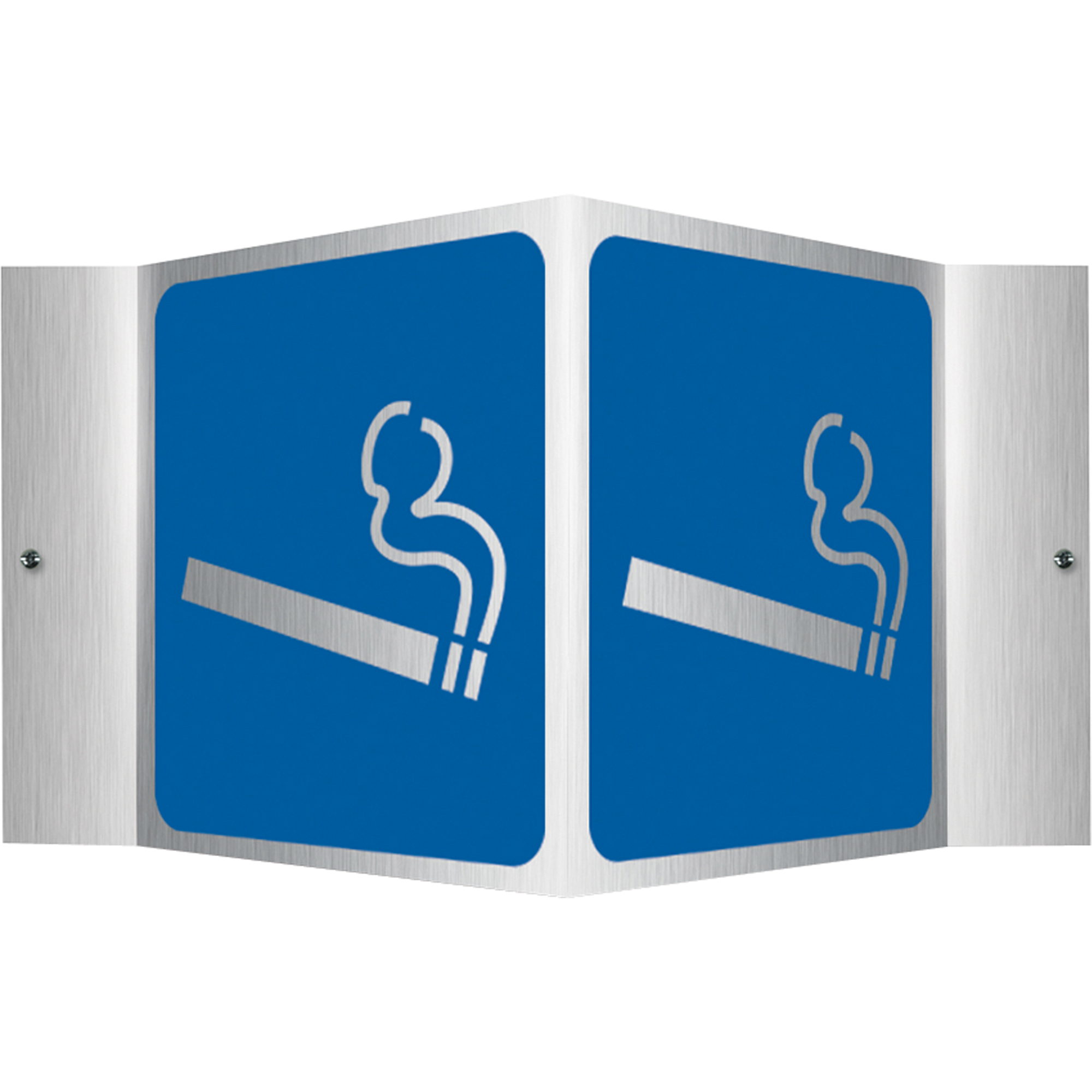 Enseigne ProjectionMC - section fumeurs, 6" x 5", Aluminium, Pictogramme