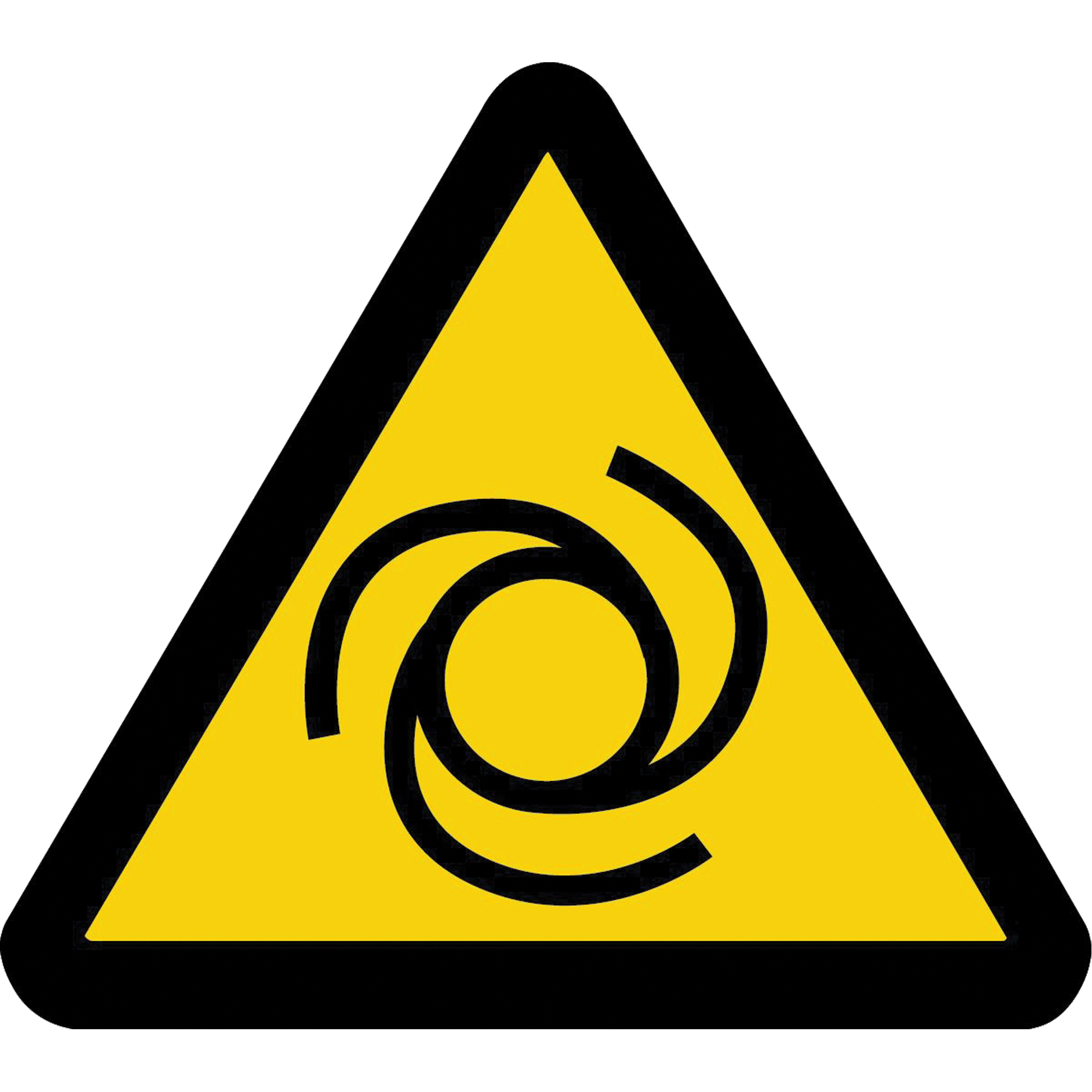 Étiquettes de sécurité avertissement ISO - démarrage automatique, 2" x 2", Vinyle, Pictogramme