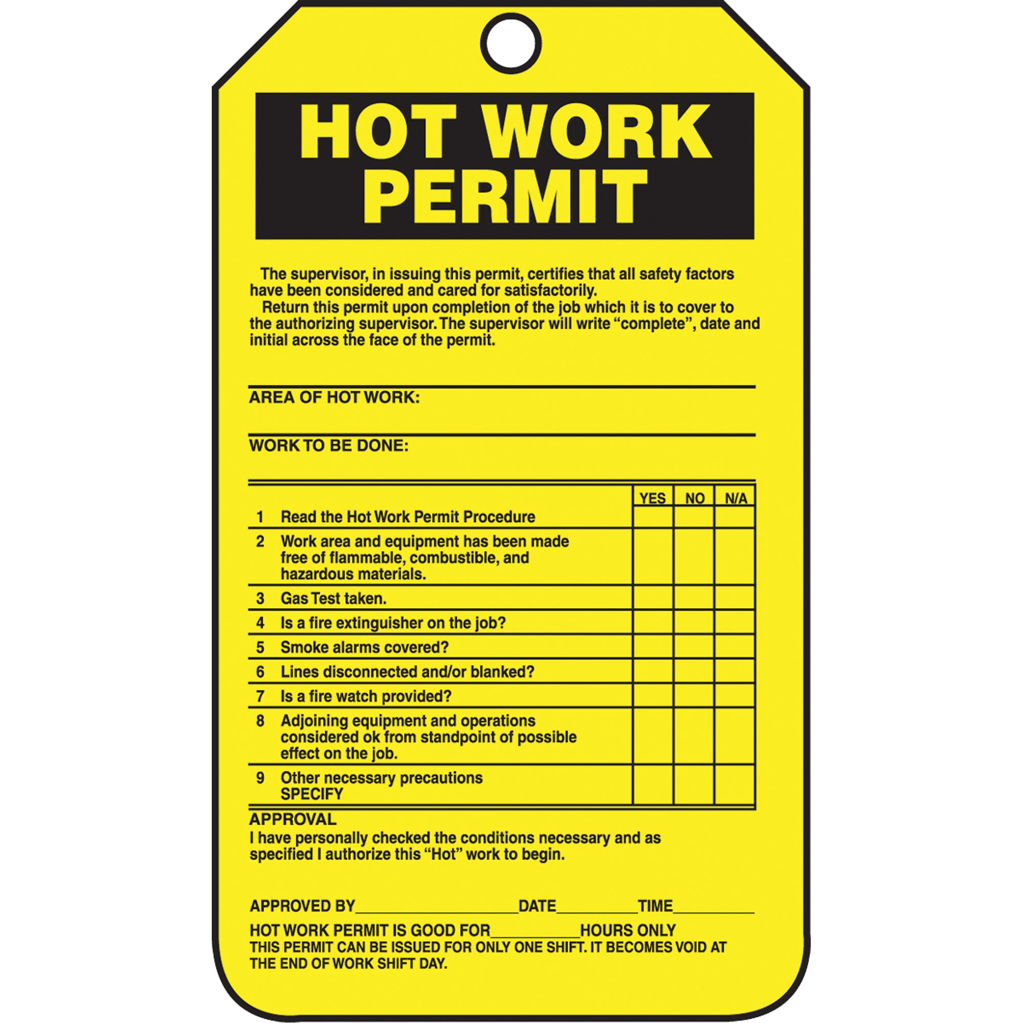 Étiquettes de sécurité d'inspection et de contrôle de l'état de l'équipement, Papier cartonné, 3-1/8" la x 5-7/8" h, Anglais