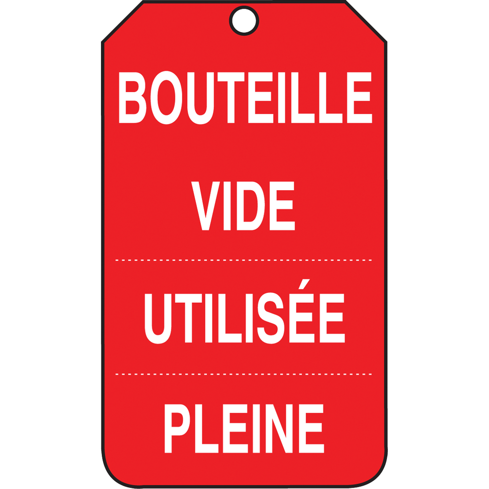 Étiquettes de sécurité d'inspection et de contrôle de l'état de l'équipement, Papier cartonné, 3-3/8" la x 5-7/8" h, Français