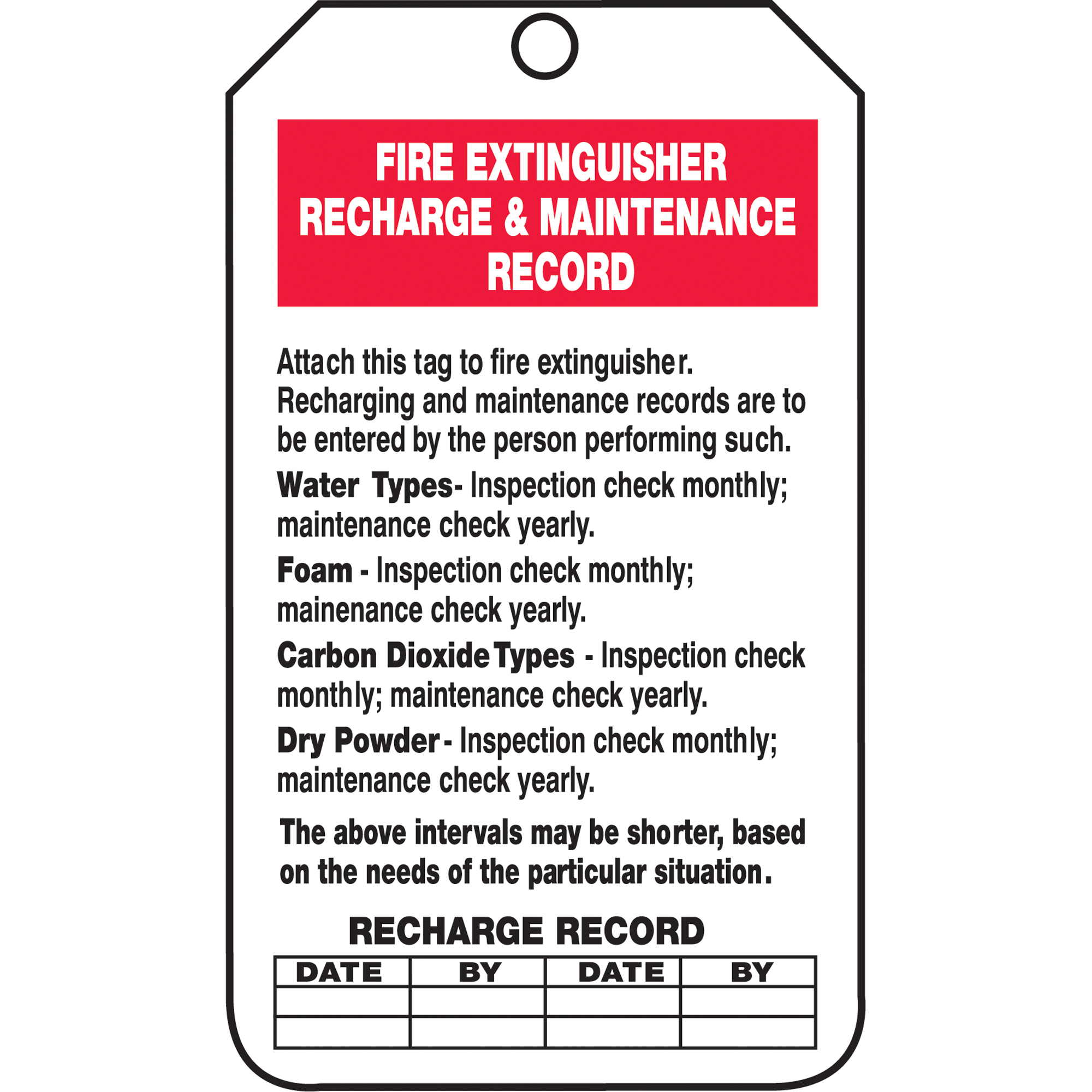 Étiquettes de sécurité d'inspection et de contrôle de l'état de l'équipement, Plastique, 3-3/8" la x 5-7/8" h, Anglais