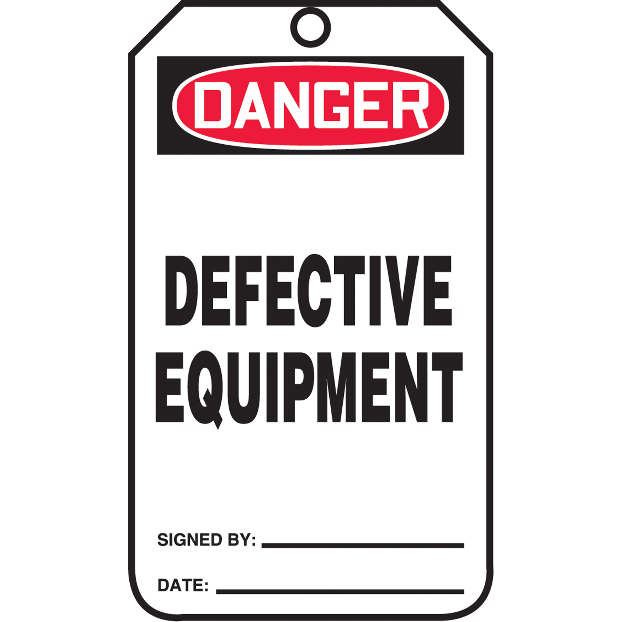 Étiquettes de sécurité, Papier cartonné, 3-1/8" la x 5-7/8" h, Anglais