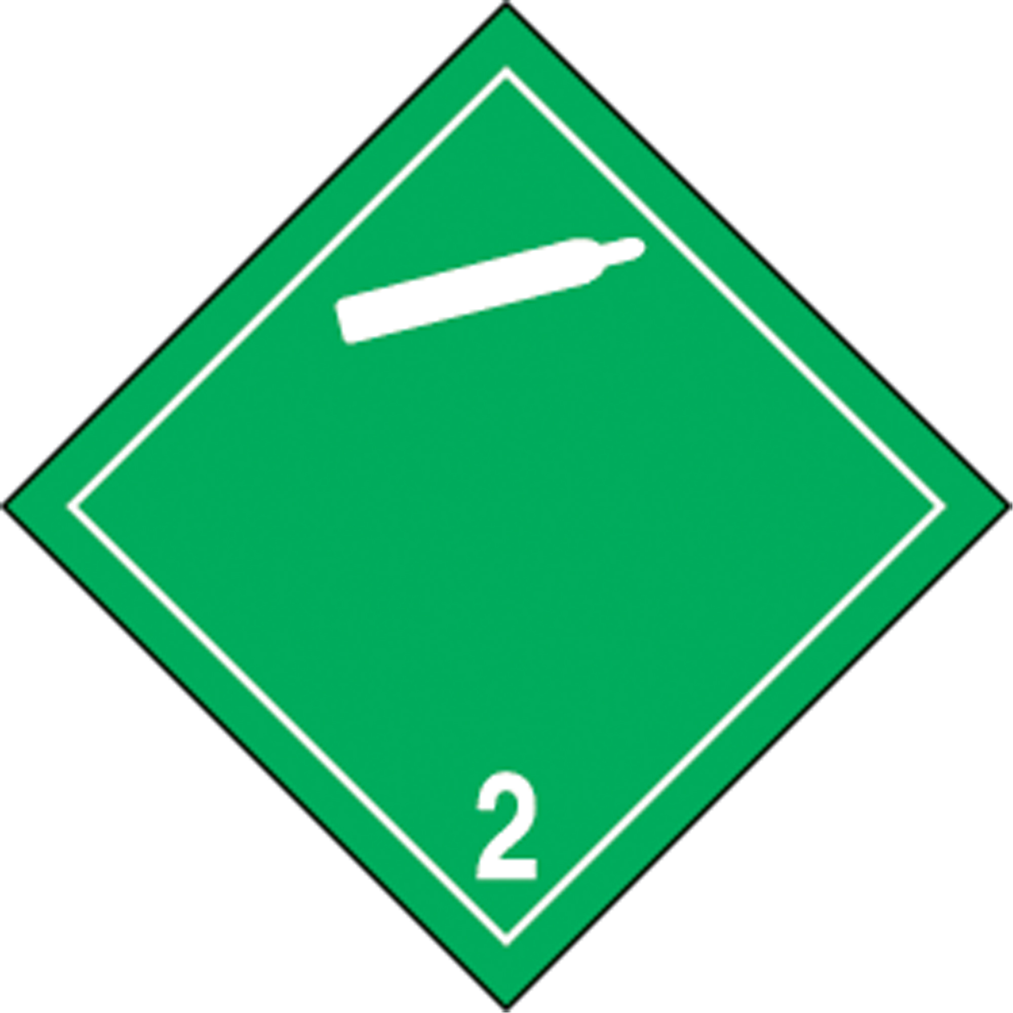 Étiquettes d'expédition TMD, Classe 2,2, Gaz ininflammables & non-toxiques, Papier