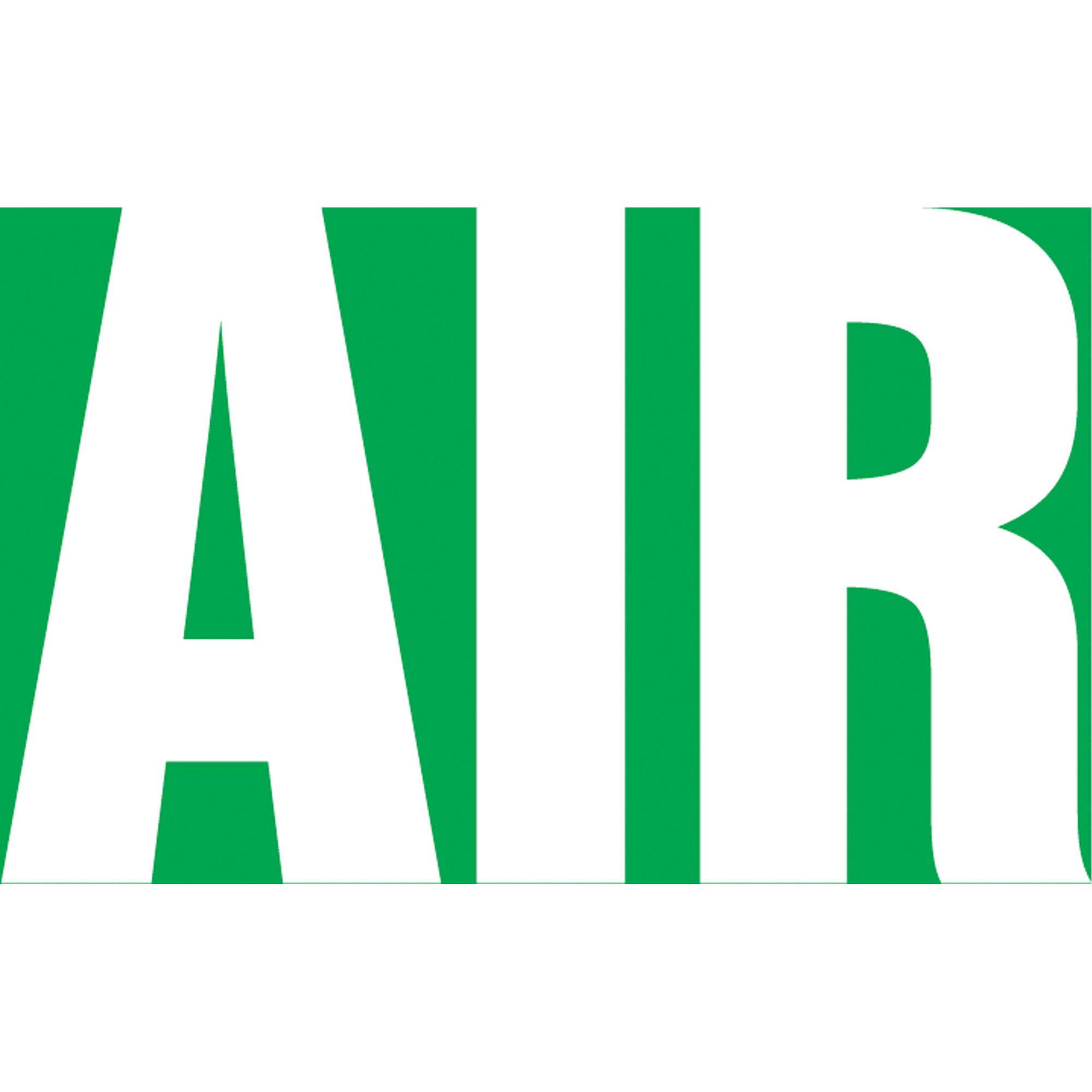 Marqueur de tuyau "Air" Snap TiteMC, À pression, 14" h x 12" la, Blanc/vert