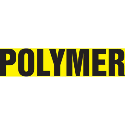 Marqueur de tuyau "Polymer" Snap TiteMC, À pression, 6" h x 8" la, Noir sur jaune