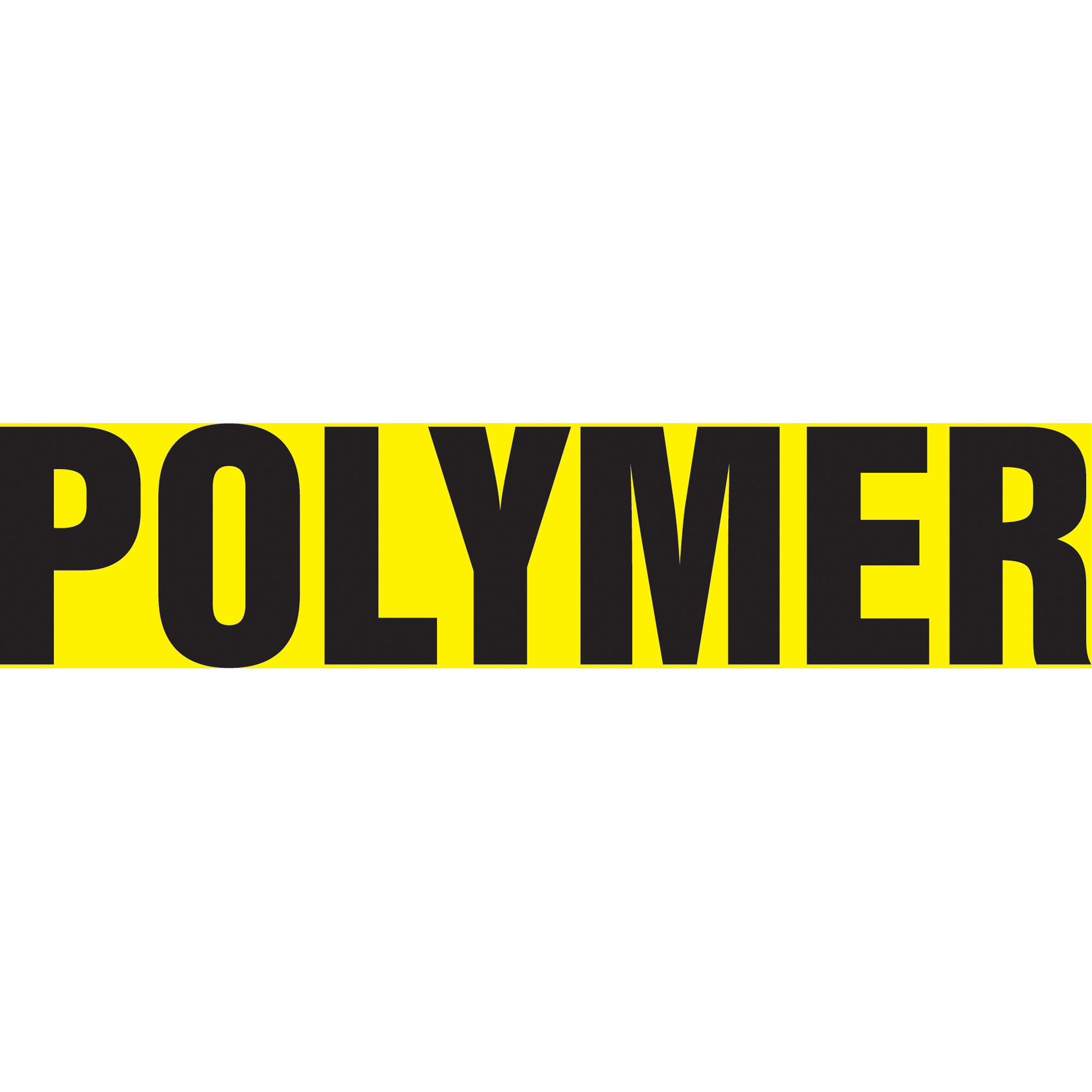 Marqueur de tuyau "Polymer" Snap TiteMC, À pression, 14" h x 12" la, Noir sur jaune
