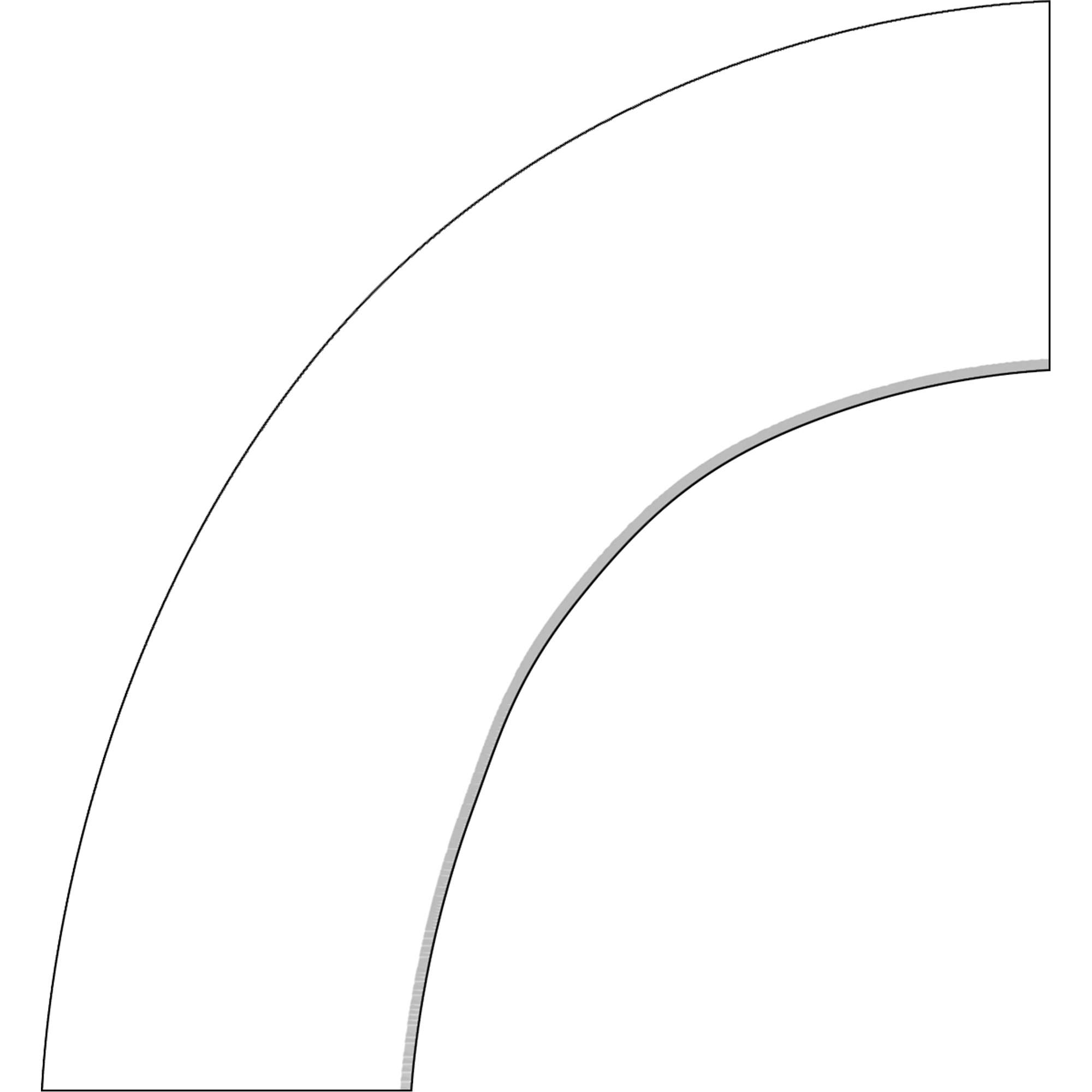 Marqueur robuste pour le sol Tough-MarkMC, Carrée, 6" lo x 6" la, Blanc, Polyéthylène